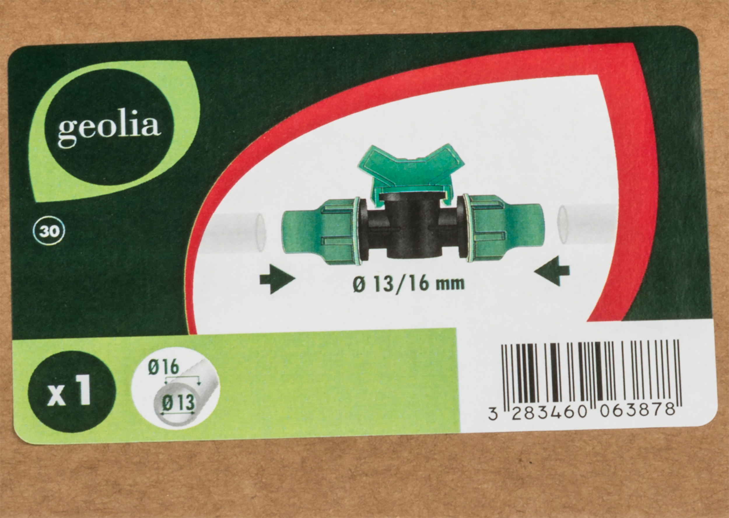Válvula de cierre para riego por goteo 16 mm - 4
