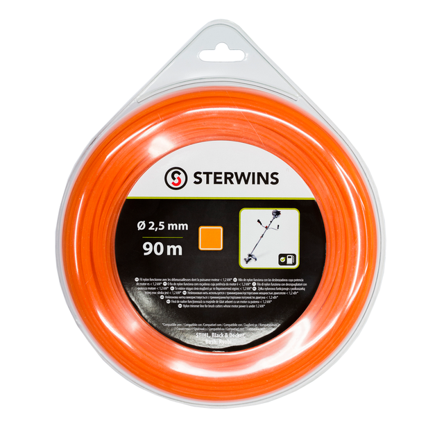 Żyłka tnąca S3ECN3_3 2.5 mm x 90 m Sterwins