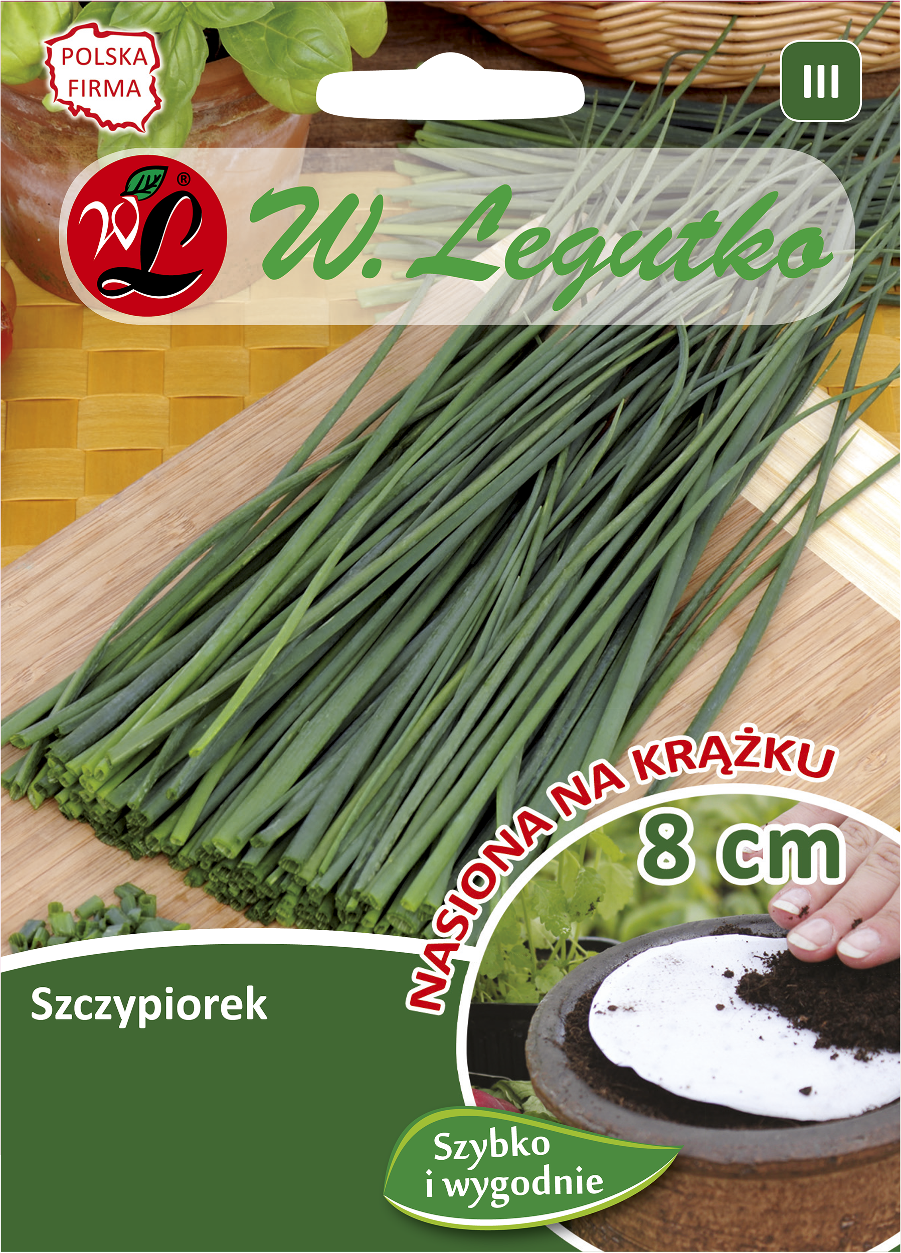 Szczypiorek nasiona na krążku 2szt. W. Legutko
