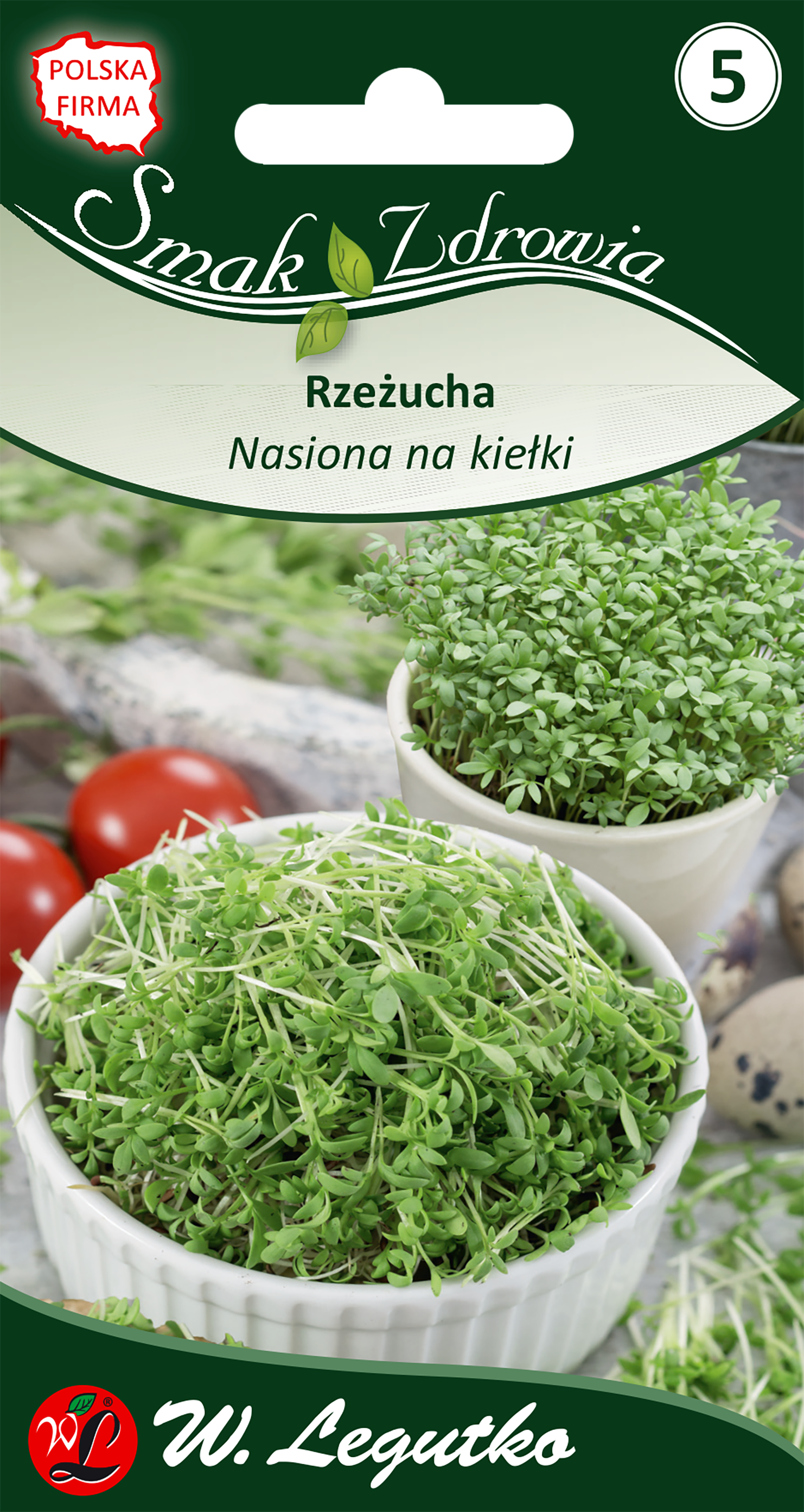 Rzeżucha nasiona na kiełki 30 g W. Legutko