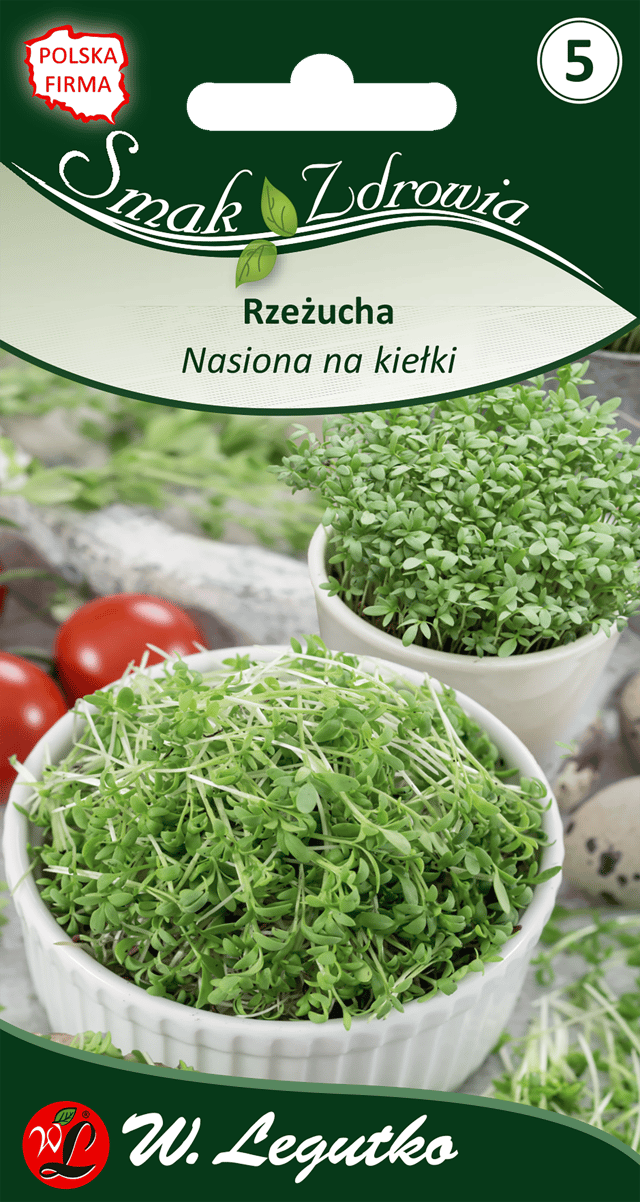 Rzeżucha nasiona na kiełki 30 g W. Legutko