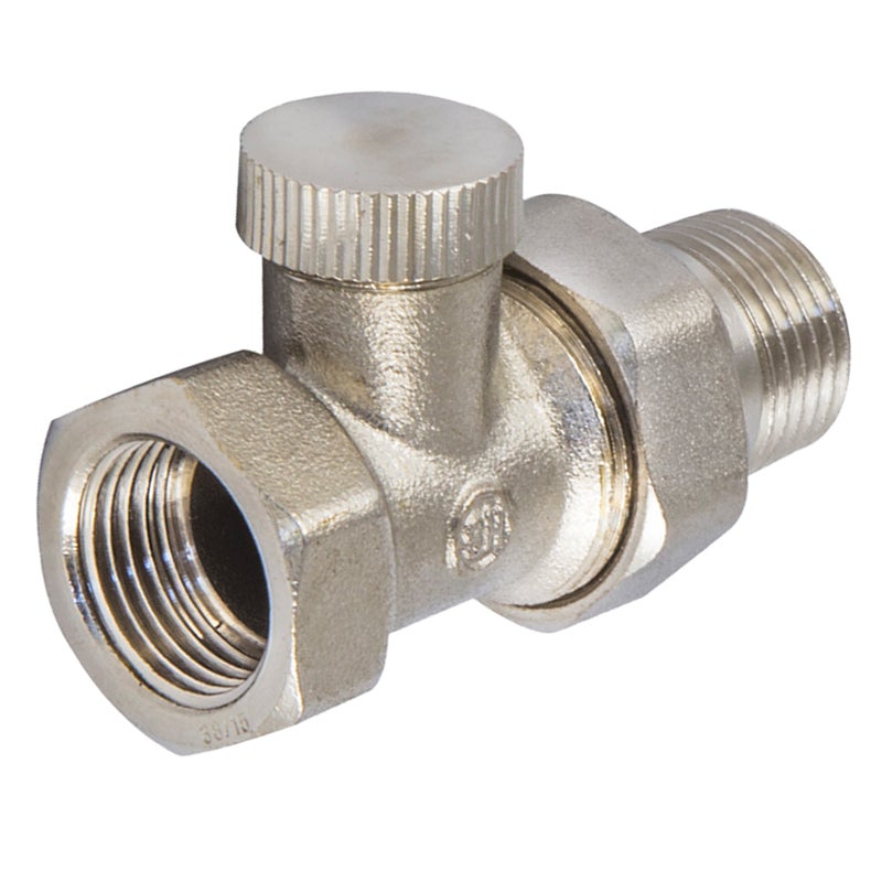 Zawór grzejnikowy powrotny PROSTY 1/2" SCHLOSSER