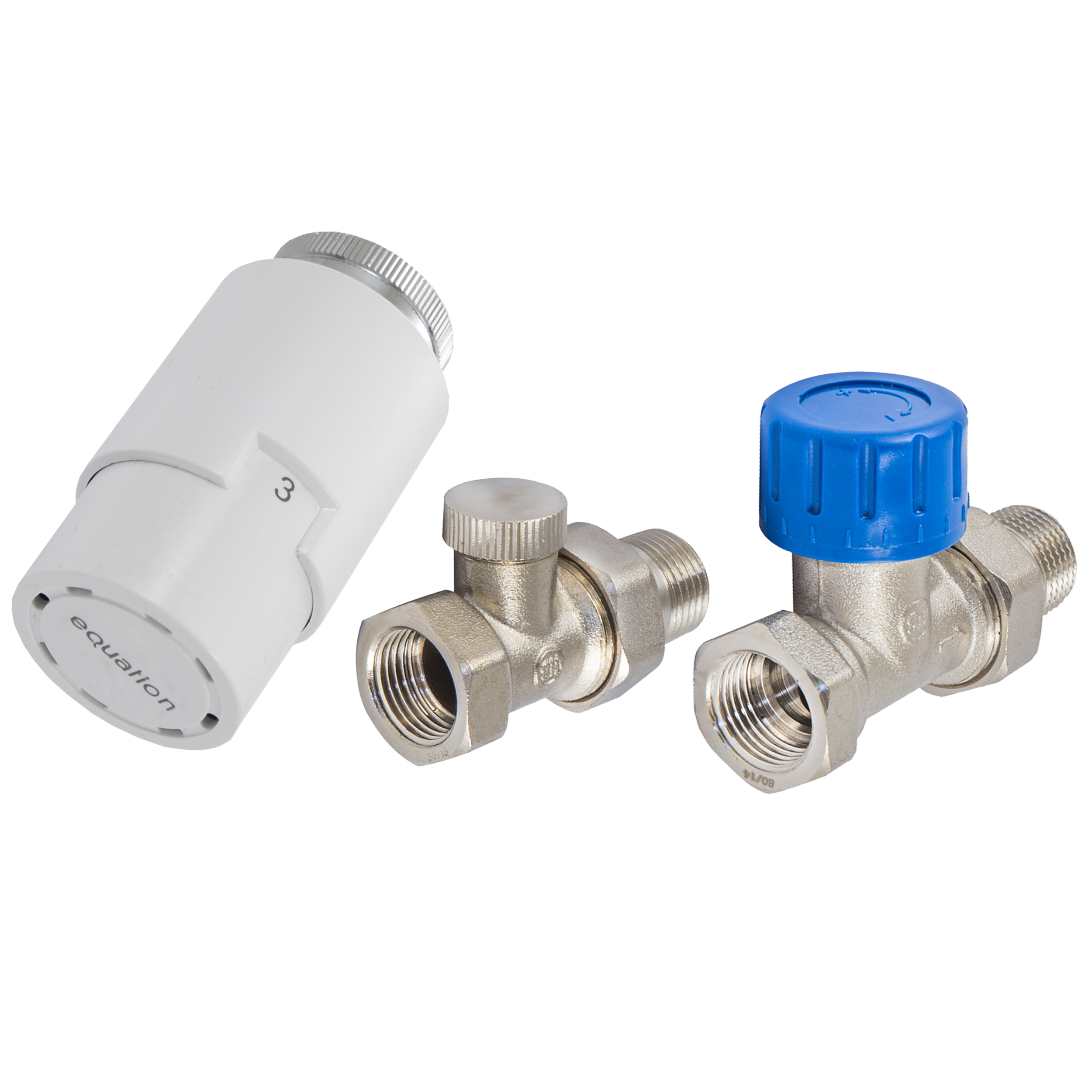 Zestaw termostatyczny PROSTY 1/2" nikiel EQUATION