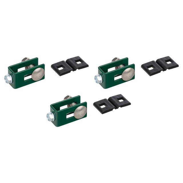 Uchwyt do paneli ogrodzeniowych 3szt. zielony