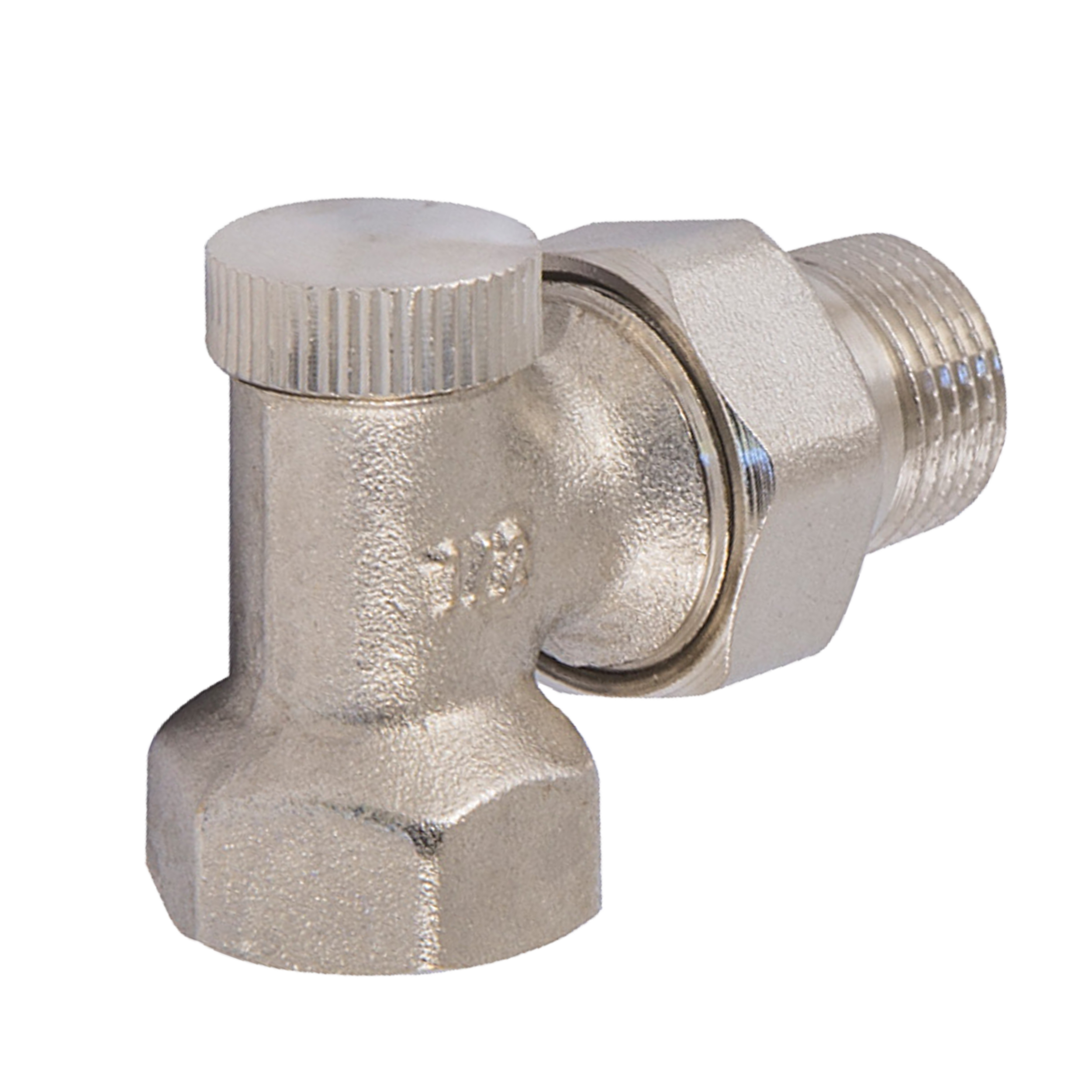 Zawór grzejnikowy powrotny KĄTOWY 1/2" SCHLOSSER