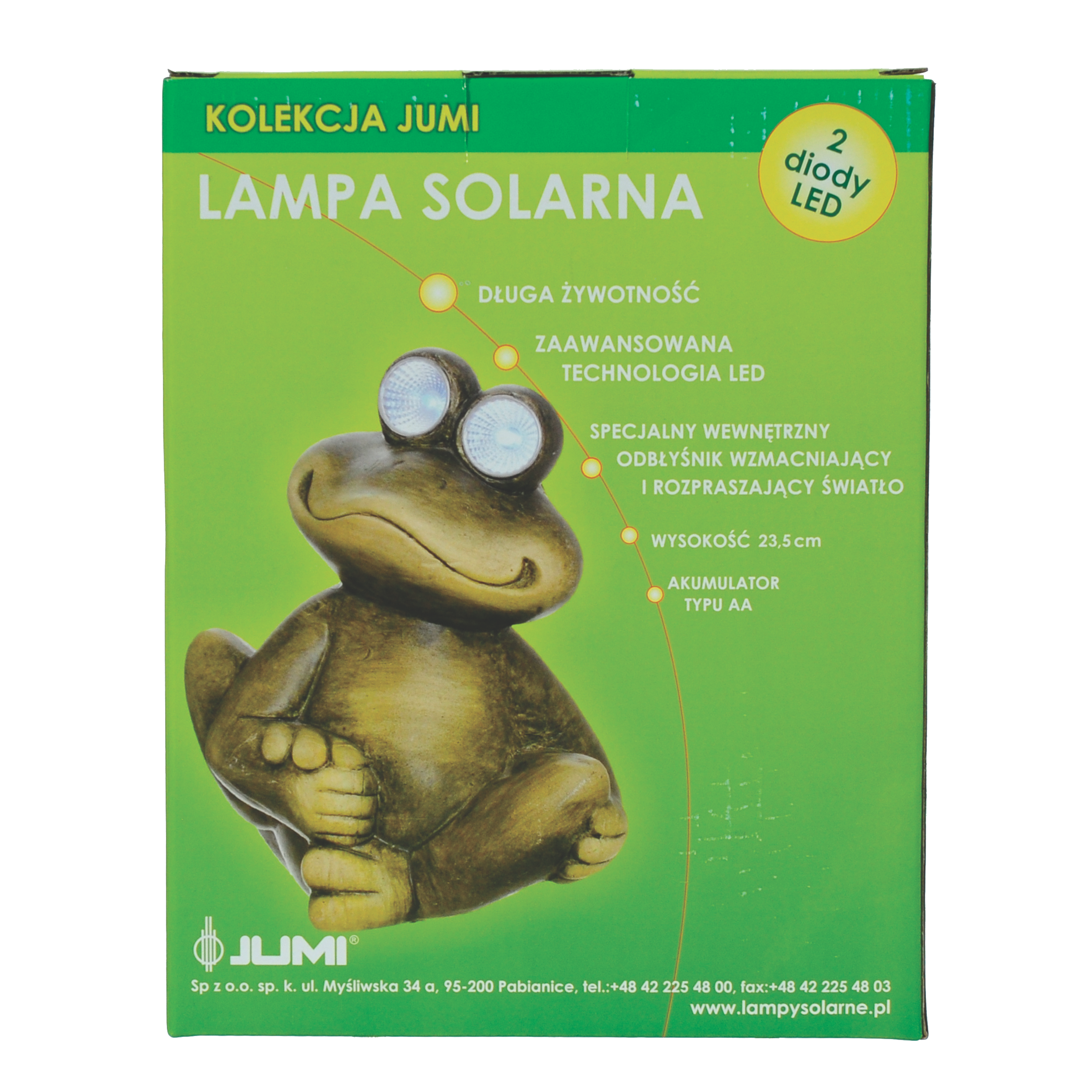 Lampka solarna ŻABA IP44 LED JUMI - 3