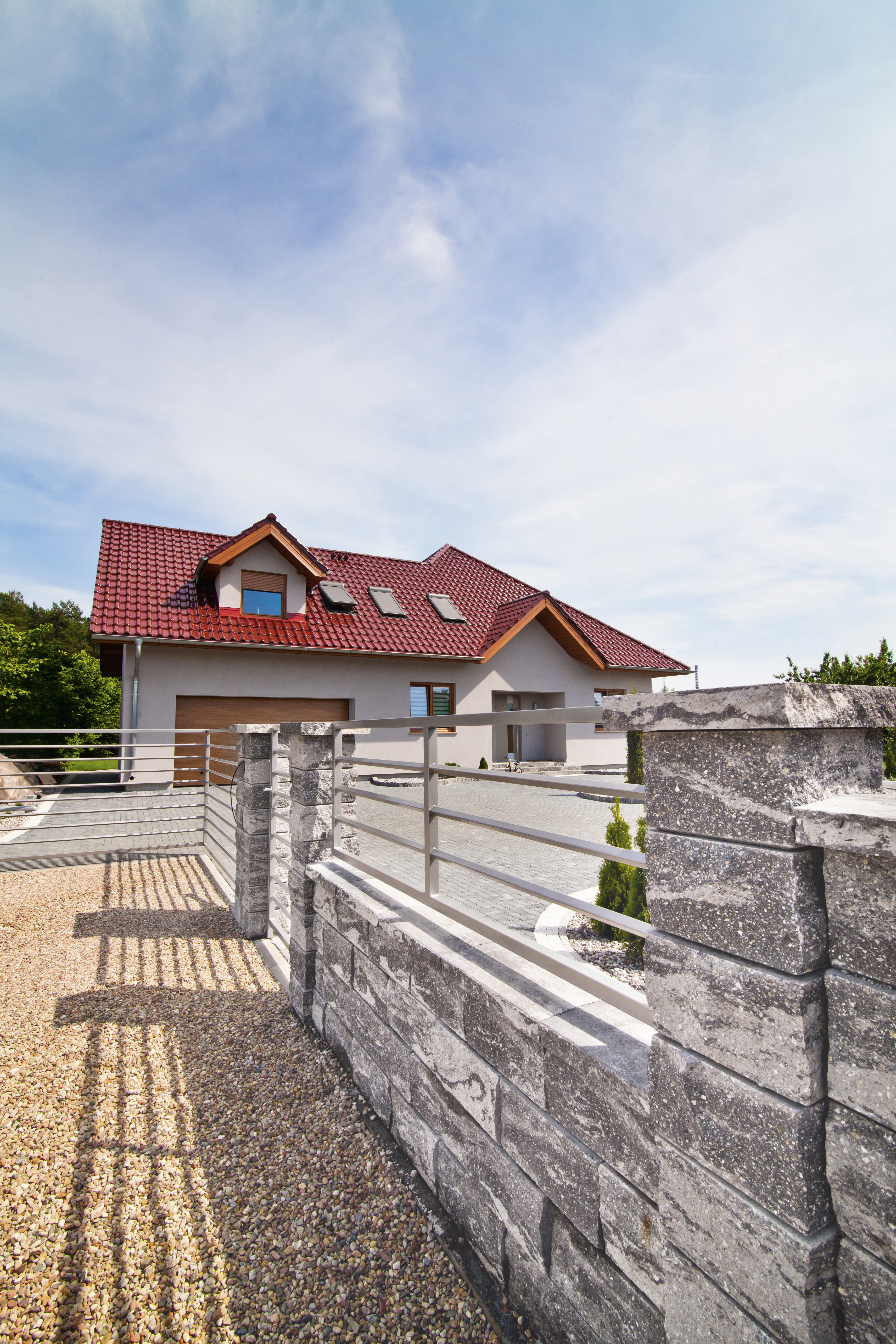 Pustak ścienno-cokołowy 20x19.5x19 cm 3stronnie łupany Onyx Ziel-Bruk - 11