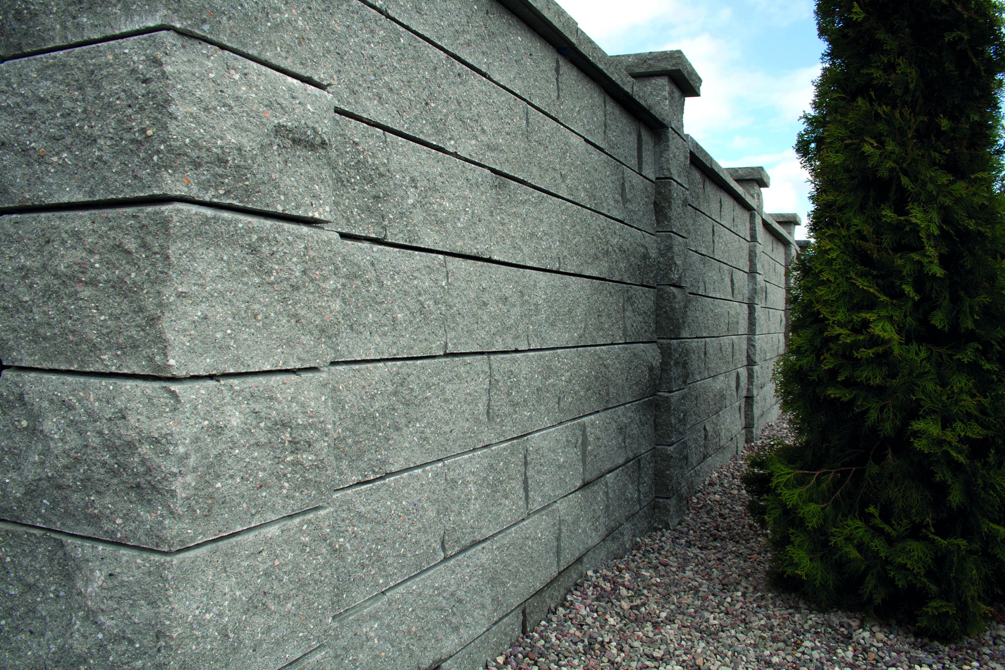 Przykrycie cokołu 50x30x6 cm 2stronnie łupane Granit Ziel-Bruk - 6