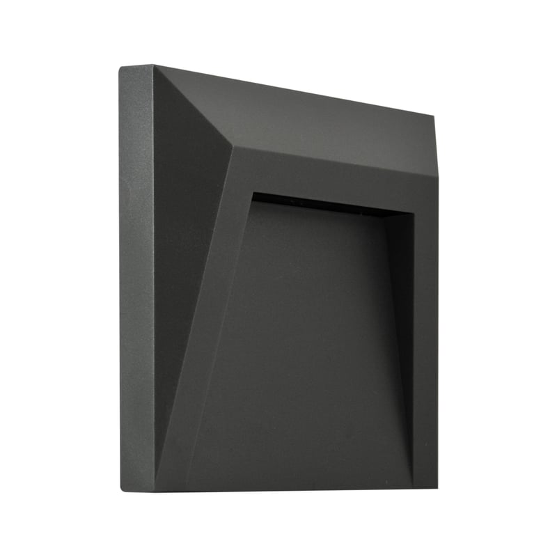 Lampa elewacyjna HOLDEN IP65 grafitowa LED POLUX