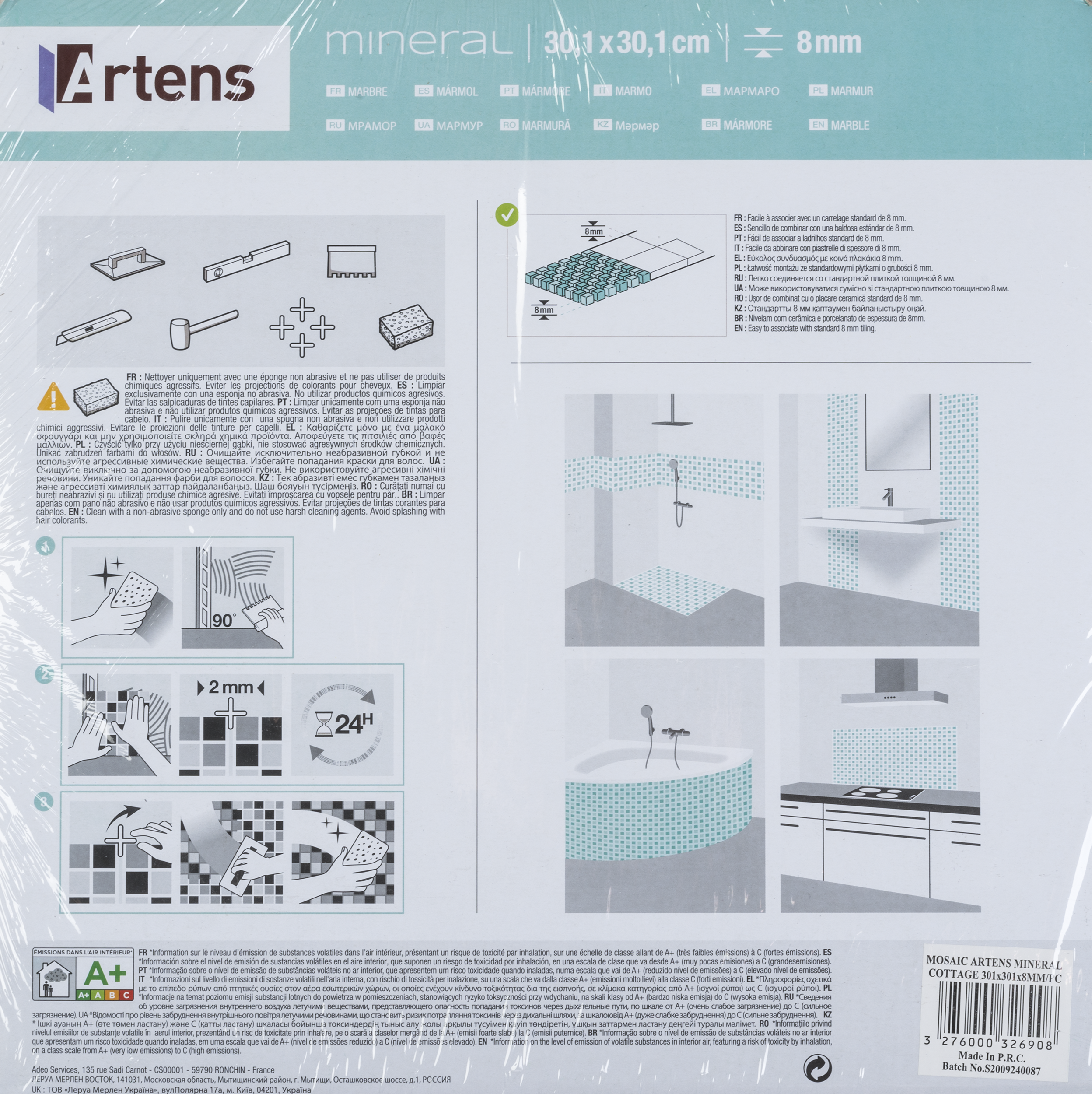 Mozaika Mineral Cottage 30 x 30 Artens - 3