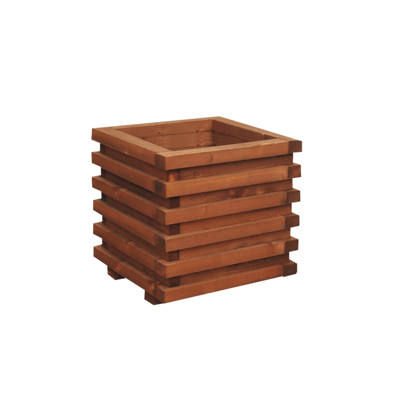 Donica drewniana Wien teak 34x34x33 cm Werth-Holz