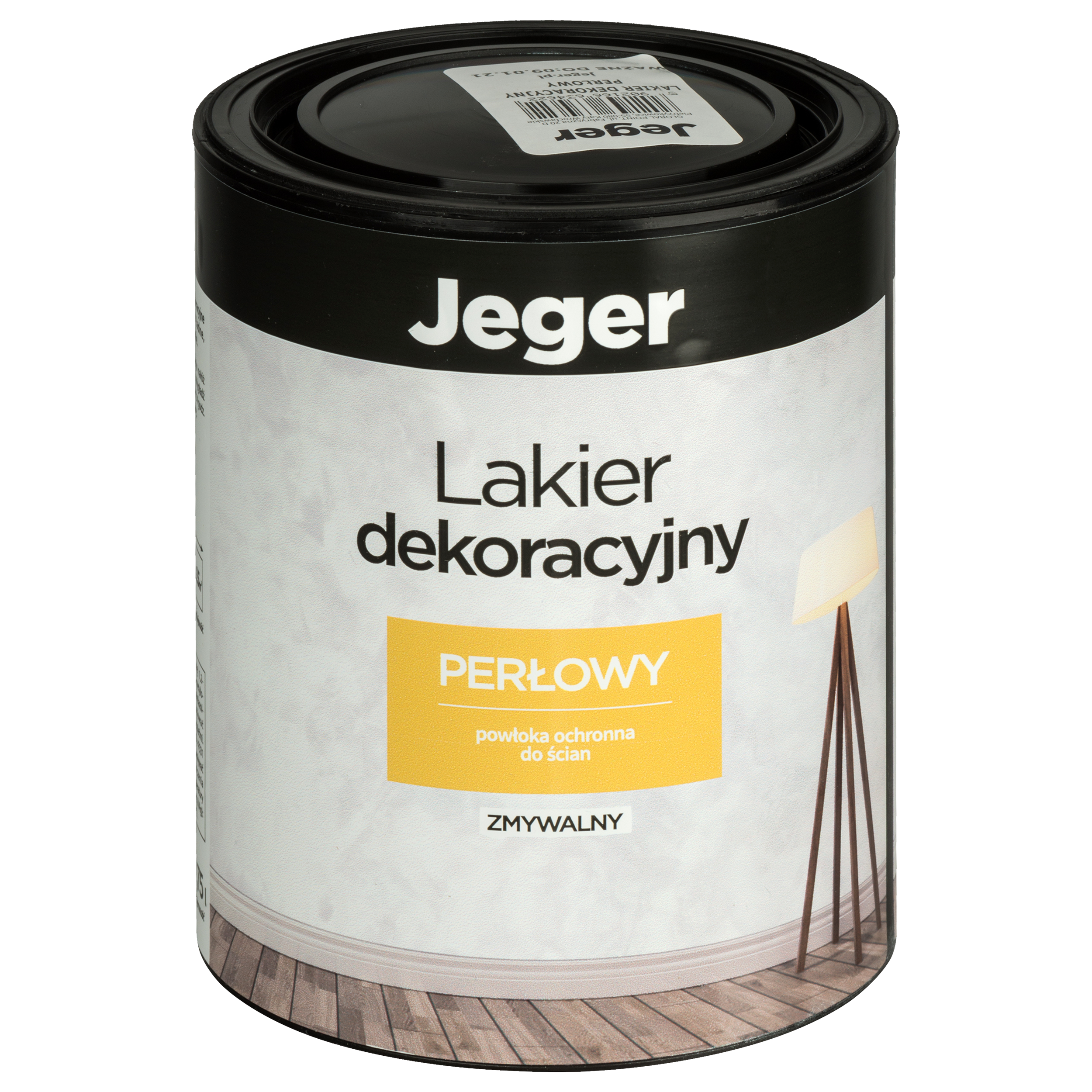 Lakier dekoracyjny PERŁOWY 0.75 l Zmywalny JEGER