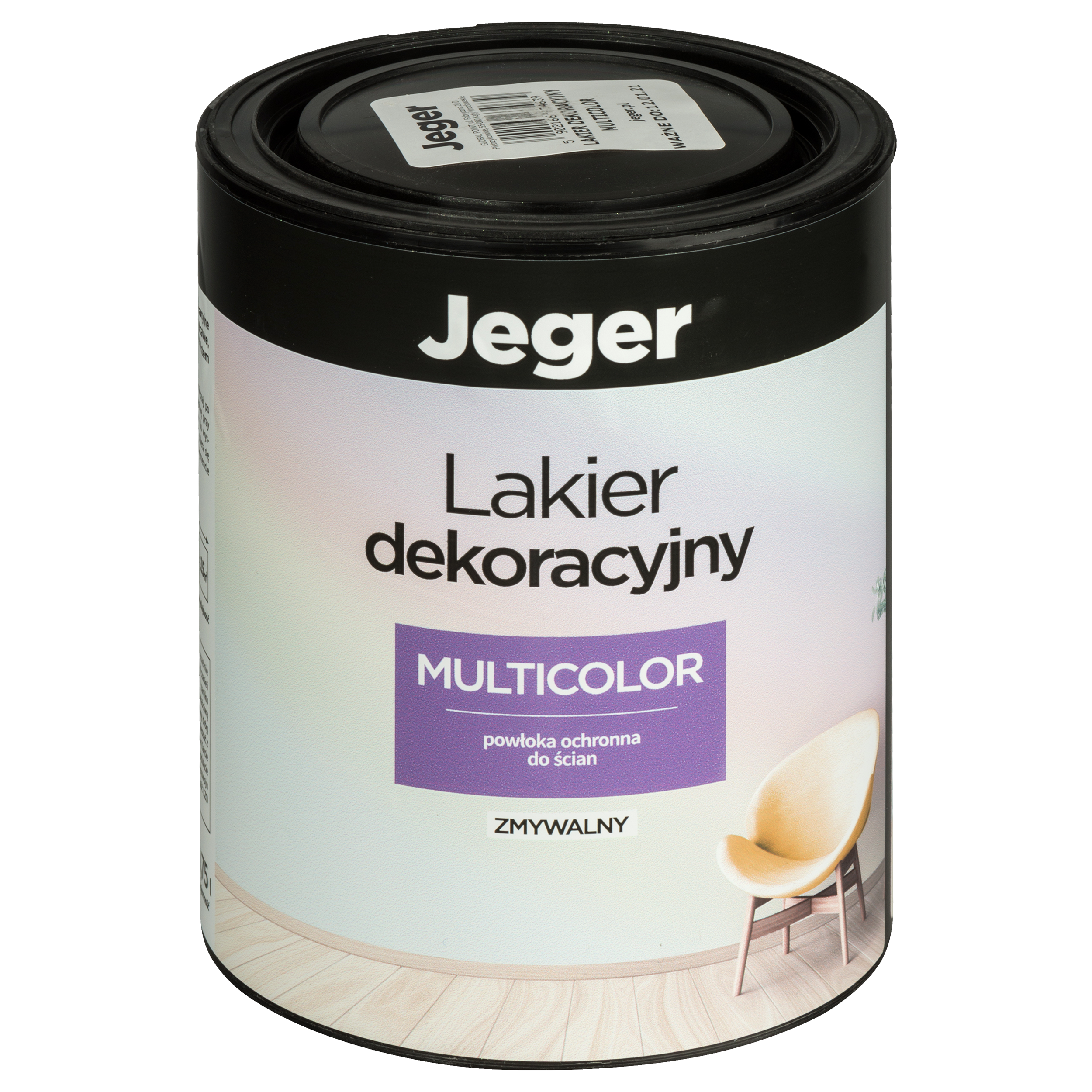 Lakier dekoracyjny MULTICOLOR 0.75 l Zmywalny JEGER