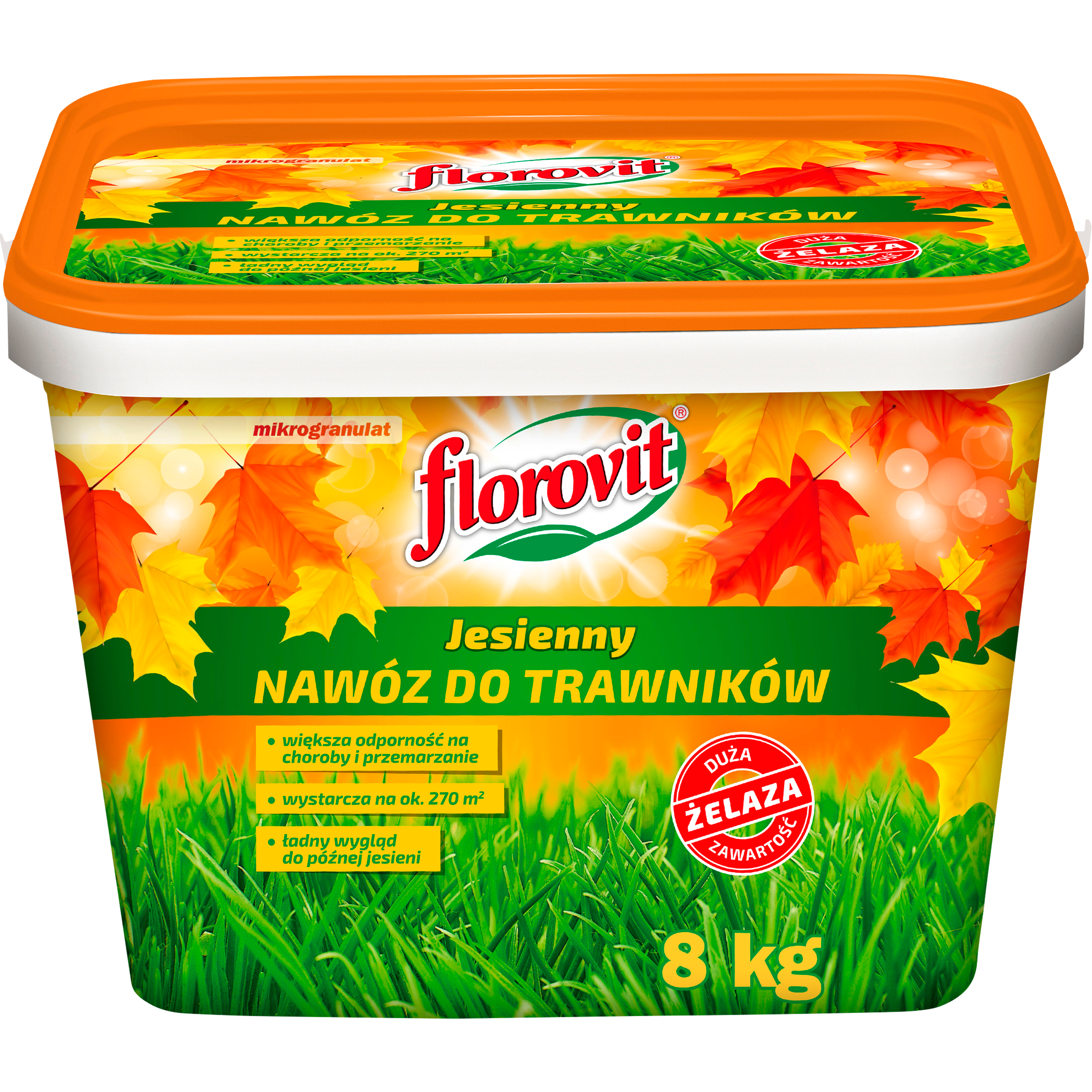 Nawóz do trawnika jesienny 8kg Florovit