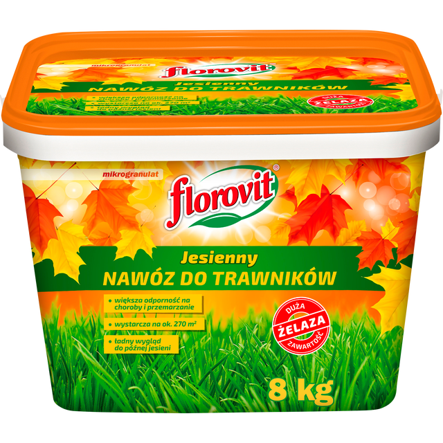 Nawóz do trawnika jesienny 8kg Florovit
