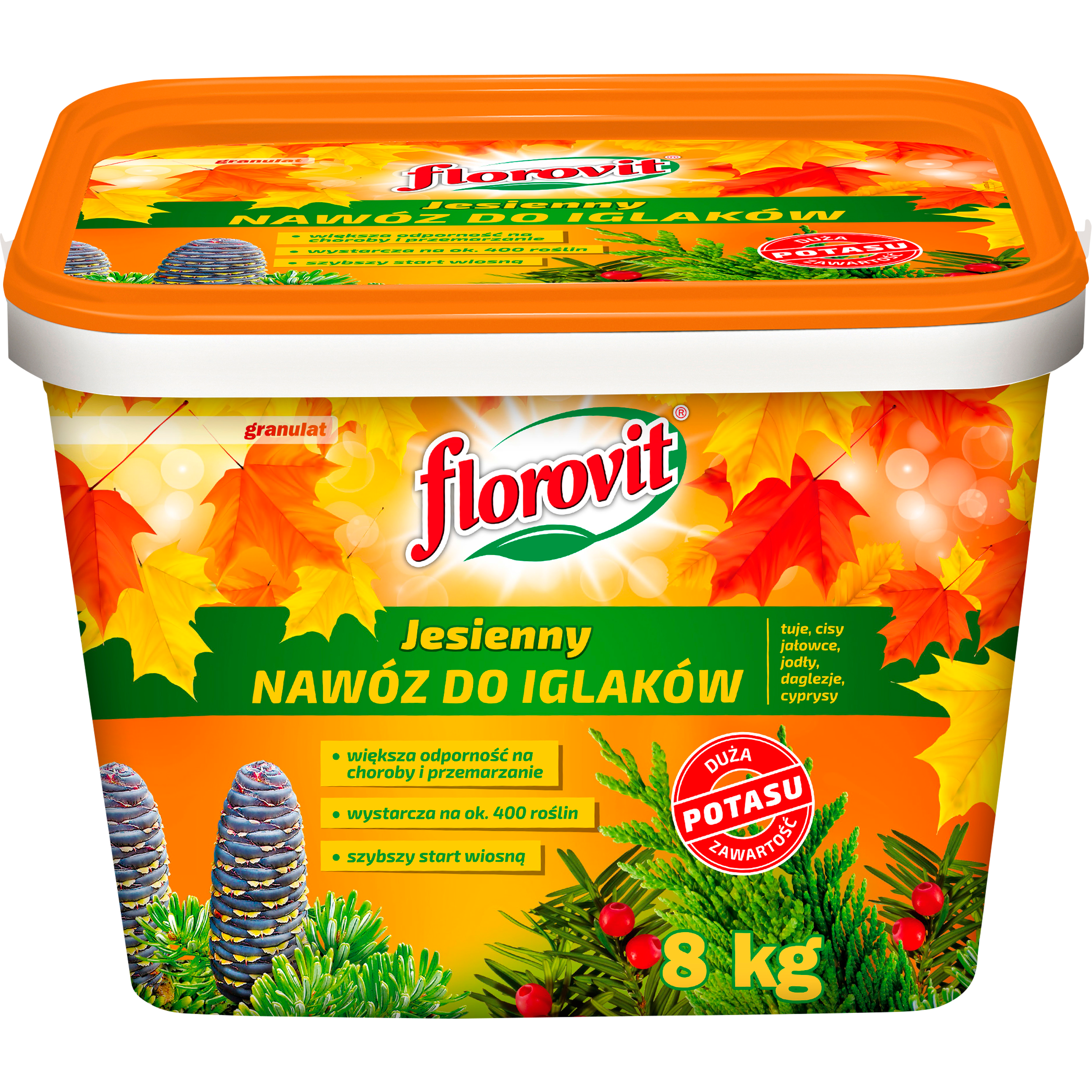 Nawóz do roslin iglastych jesienny 8kg Florovit