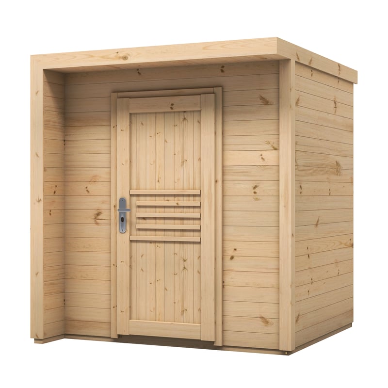 Domek narzędziowy drewniany Bratek Bis z podłogą 200x202x229cm Megiw