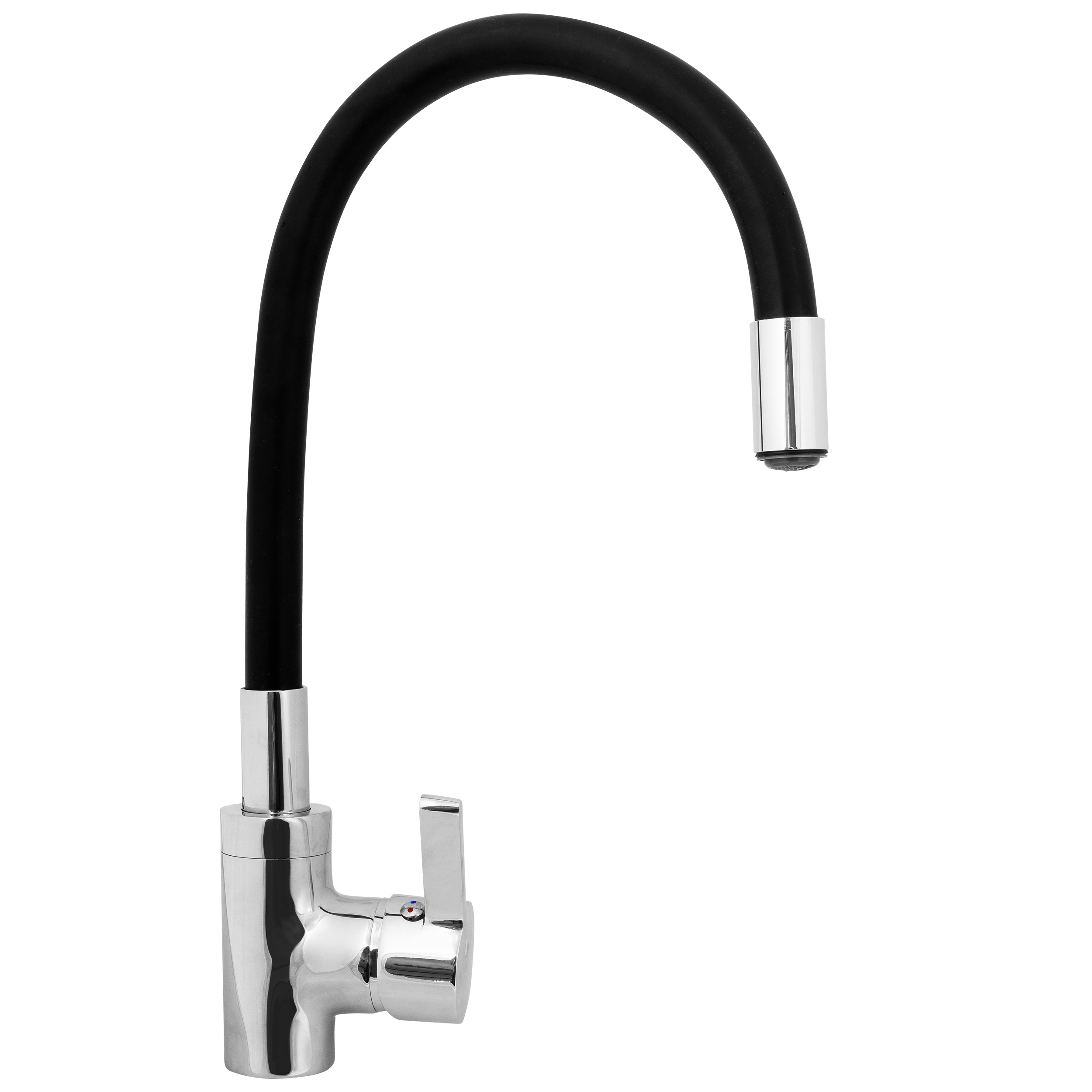 Bateria kuchenna Flessi Czarna wylewka U 41 cm