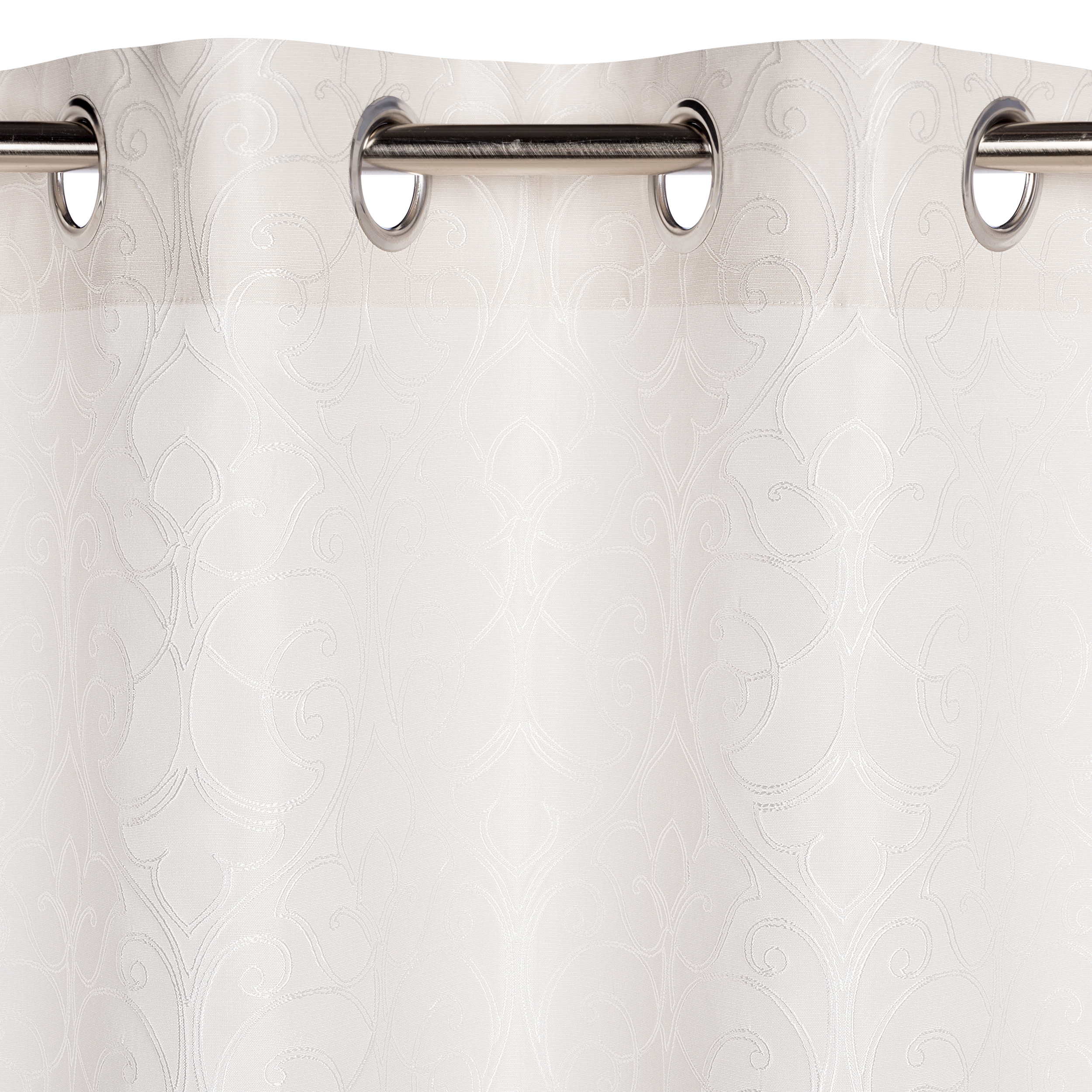 Zasłona Celio ecru 140 x 260 cm na przelotkach Inspire - 4