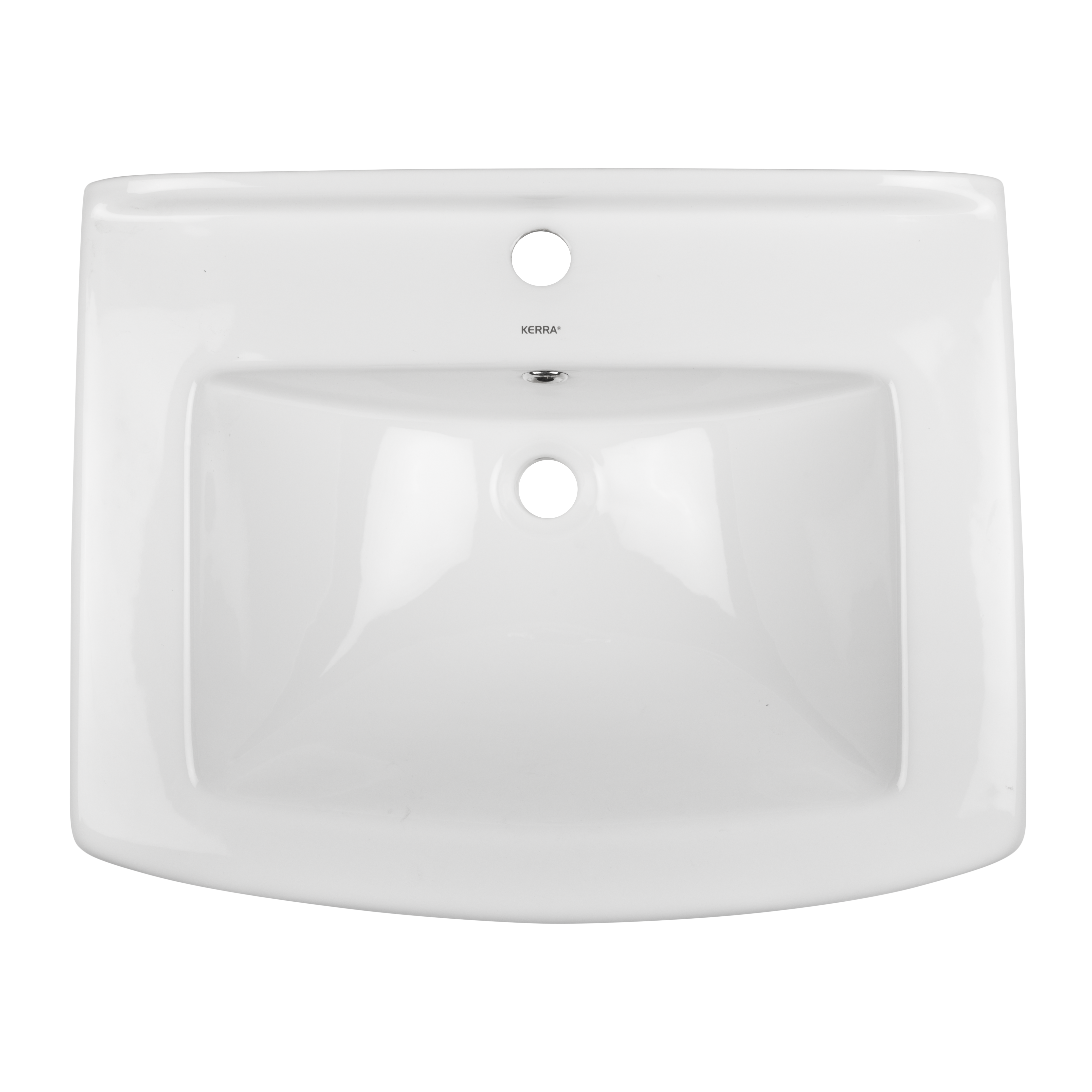 Umywalka ceramiczna z postumentem Kleopatra 60 x 47 Z/O Novoterm - 6