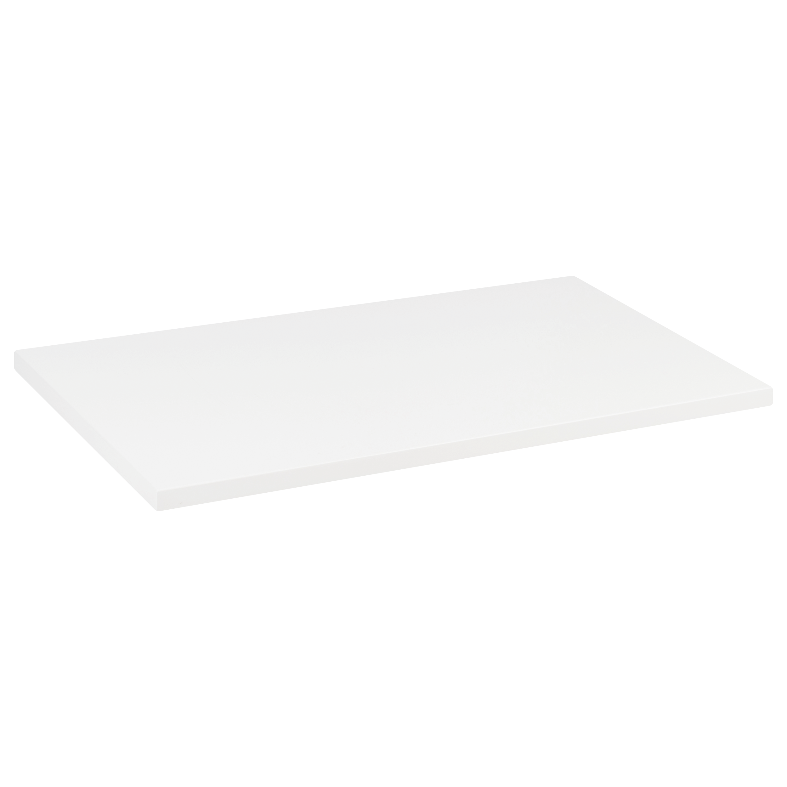 Blat łazienkowy uniwersalny Stilla 80x46x2.5 biały połysk Defra - 3