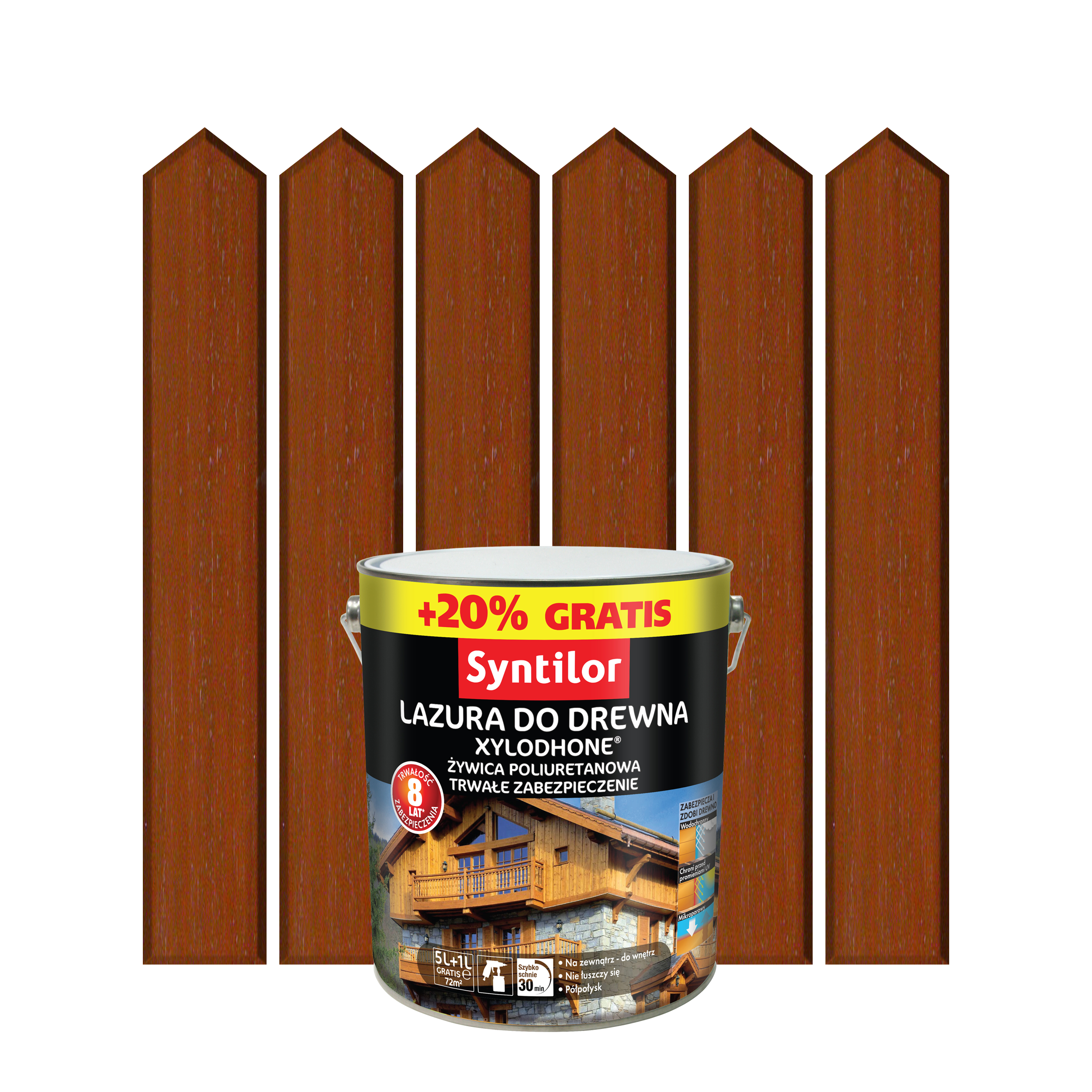 Lazura do drewna XYLODHONE HP 6 l Tek SYNTILOR