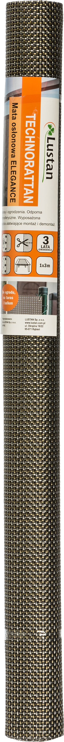 Osłona balkonowa Elegance 1x3 m szaro-beżowa - 6