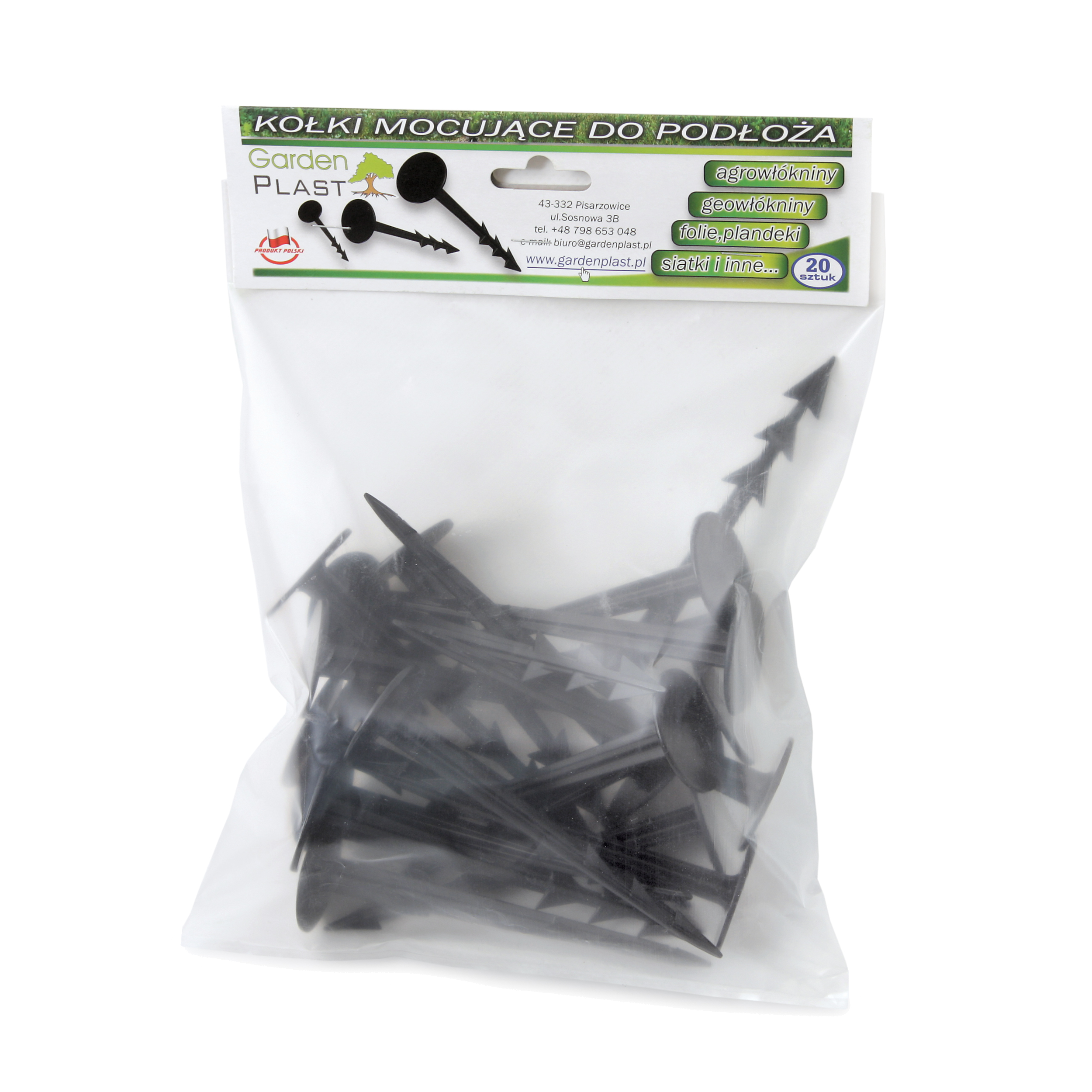 Kołki do agrowłókniny 12.5 cm 20szt. Garden Plast