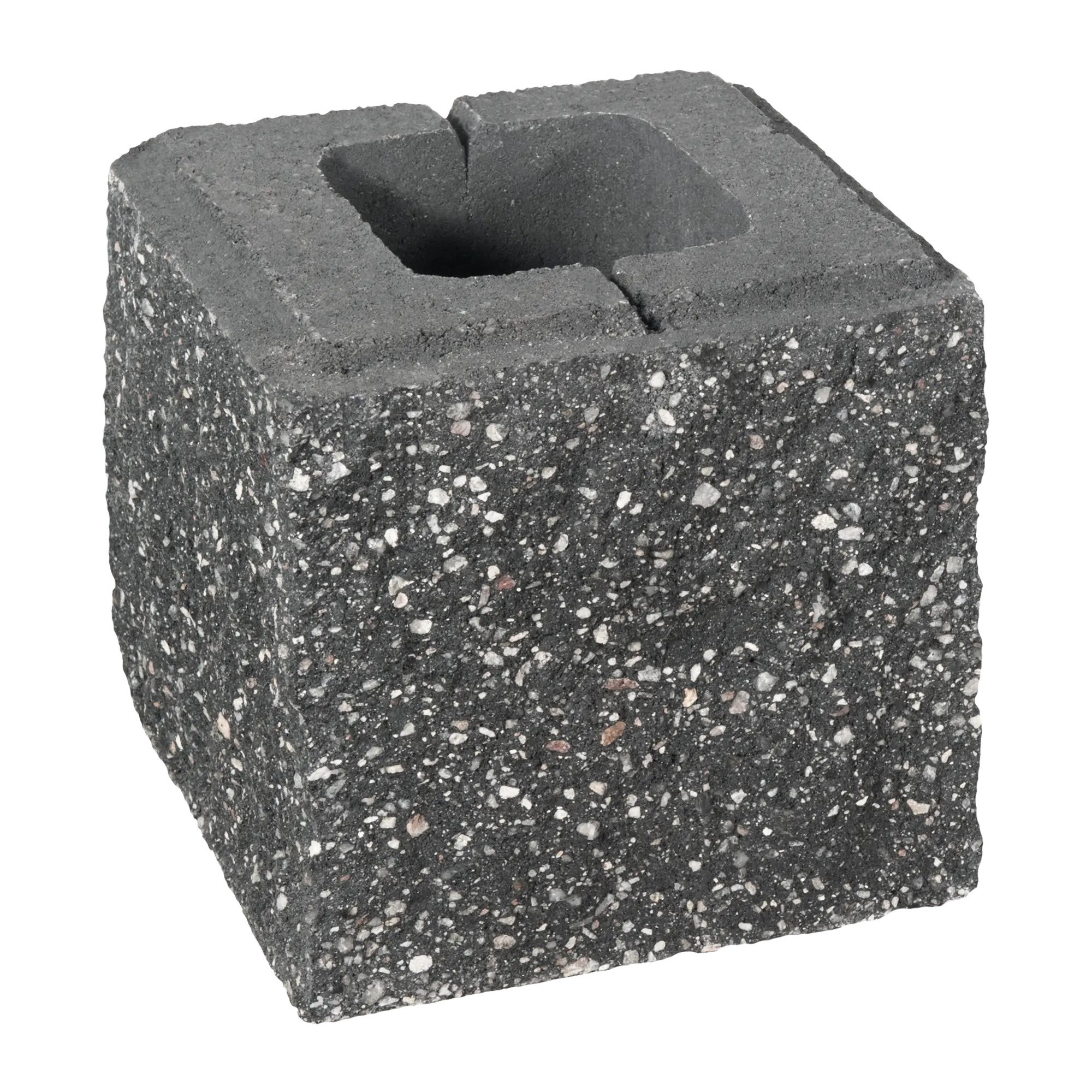Pustak ścienno-cokołowy 20x19.5x19 cm 3stronnie łupany Galaxy Ziel-Bruk
