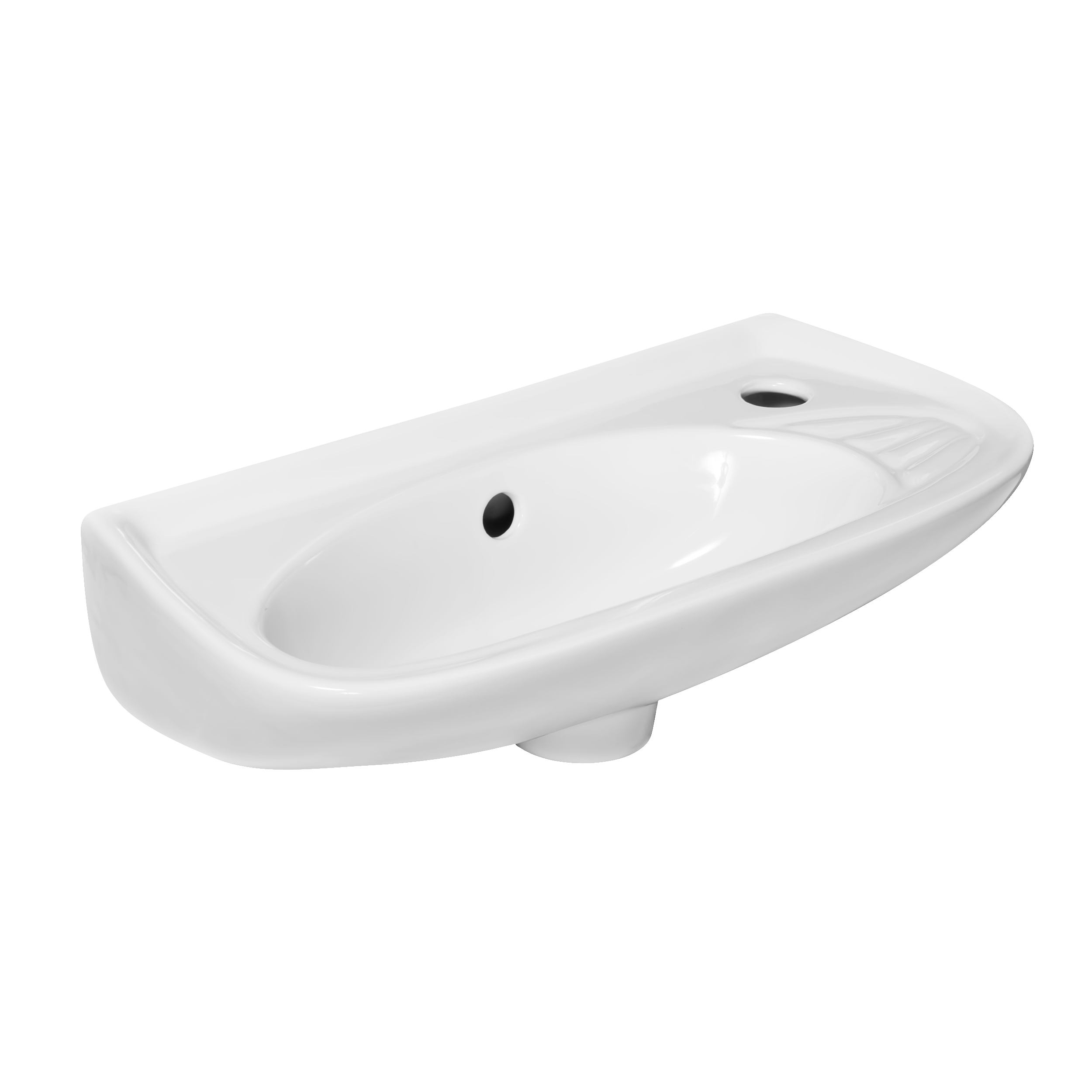 Umywalka ceramiczna Elf Slim 50 x 24 Kerra