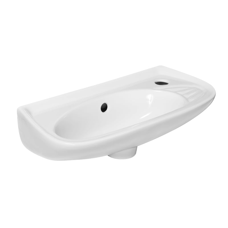 Umywalka ceramiczna Elf Slim 50 x 24 Kerra