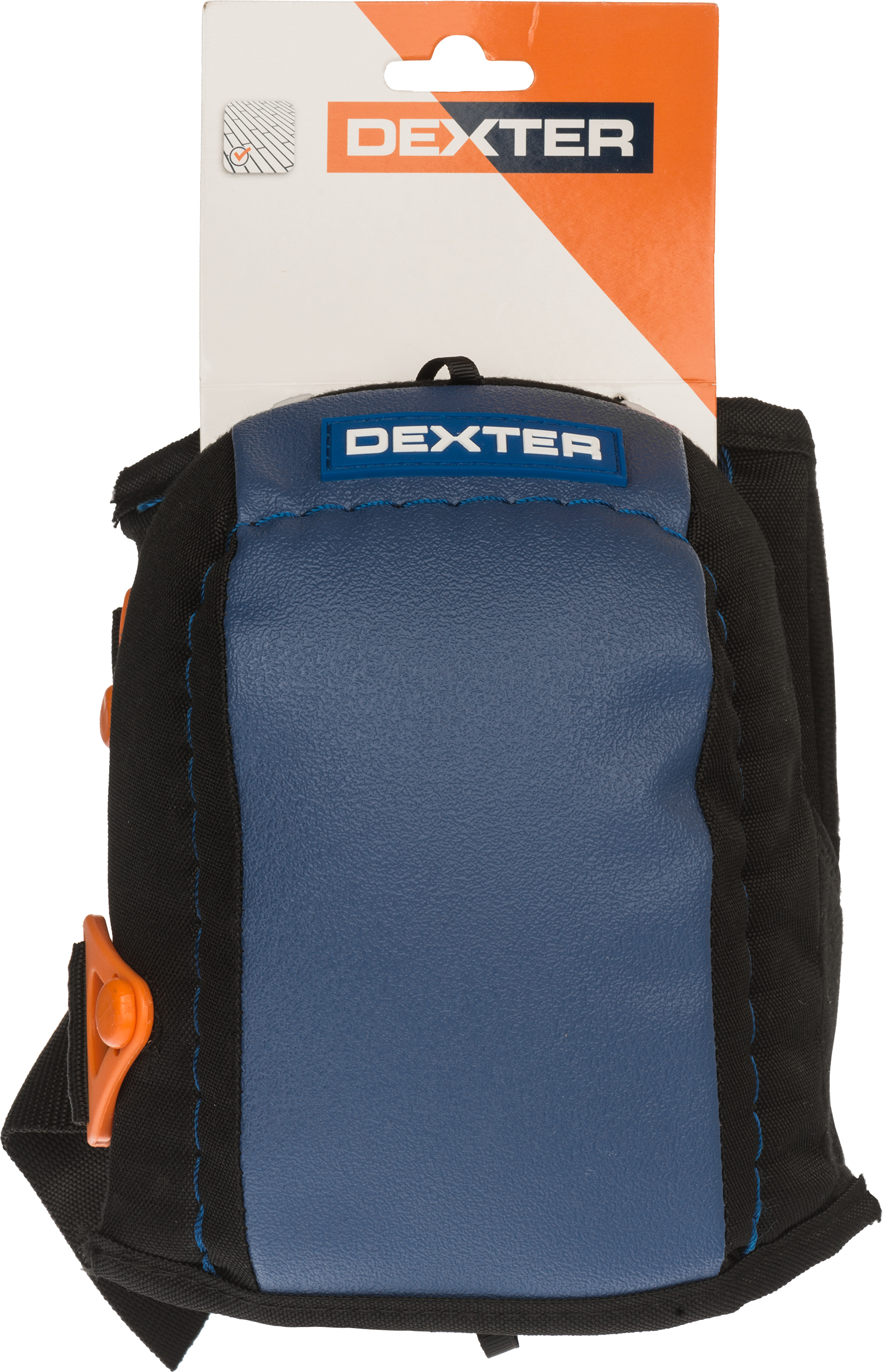 Joelheiras de proteção antiderrapantes azul Dexter - 6