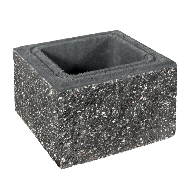 Pustak słupkowy 30x30x19 cm 4stronnie łupany Galaxy Ziel-Bruk