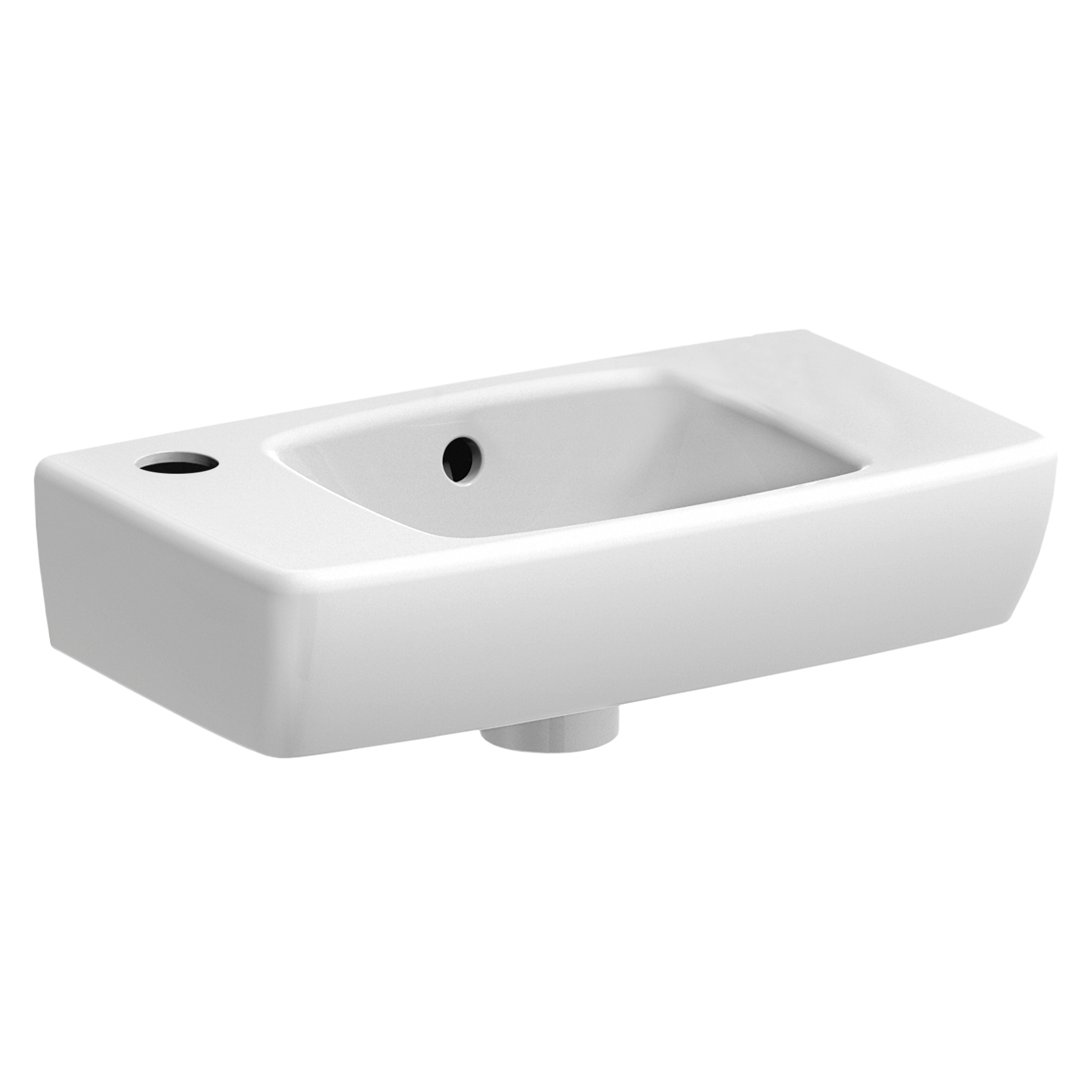 Umywalka ceramiczna toaletowa Selnova Comfort 45 x 25 Z/O Geberit