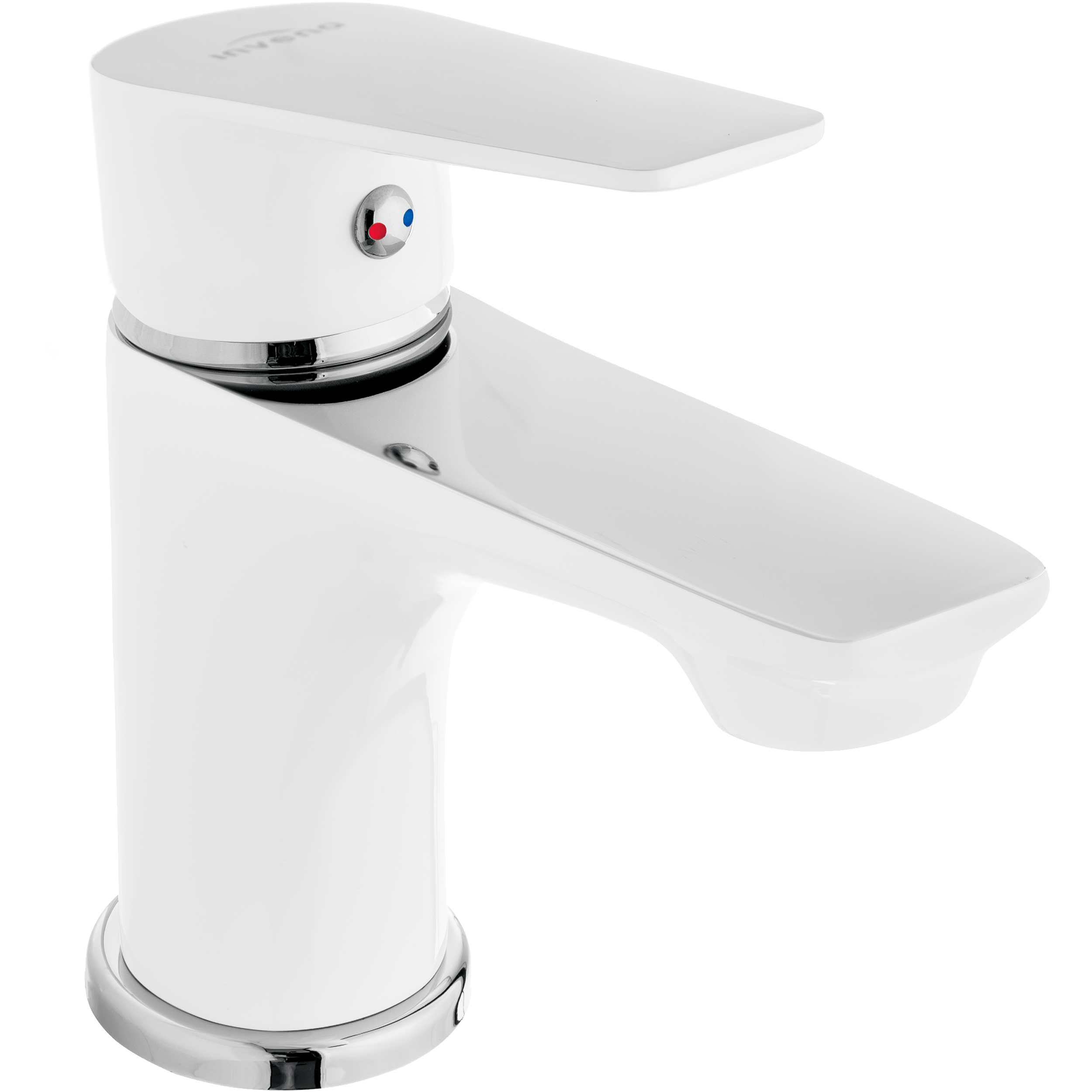 Bateria umywalkowa biała Dokos Invena