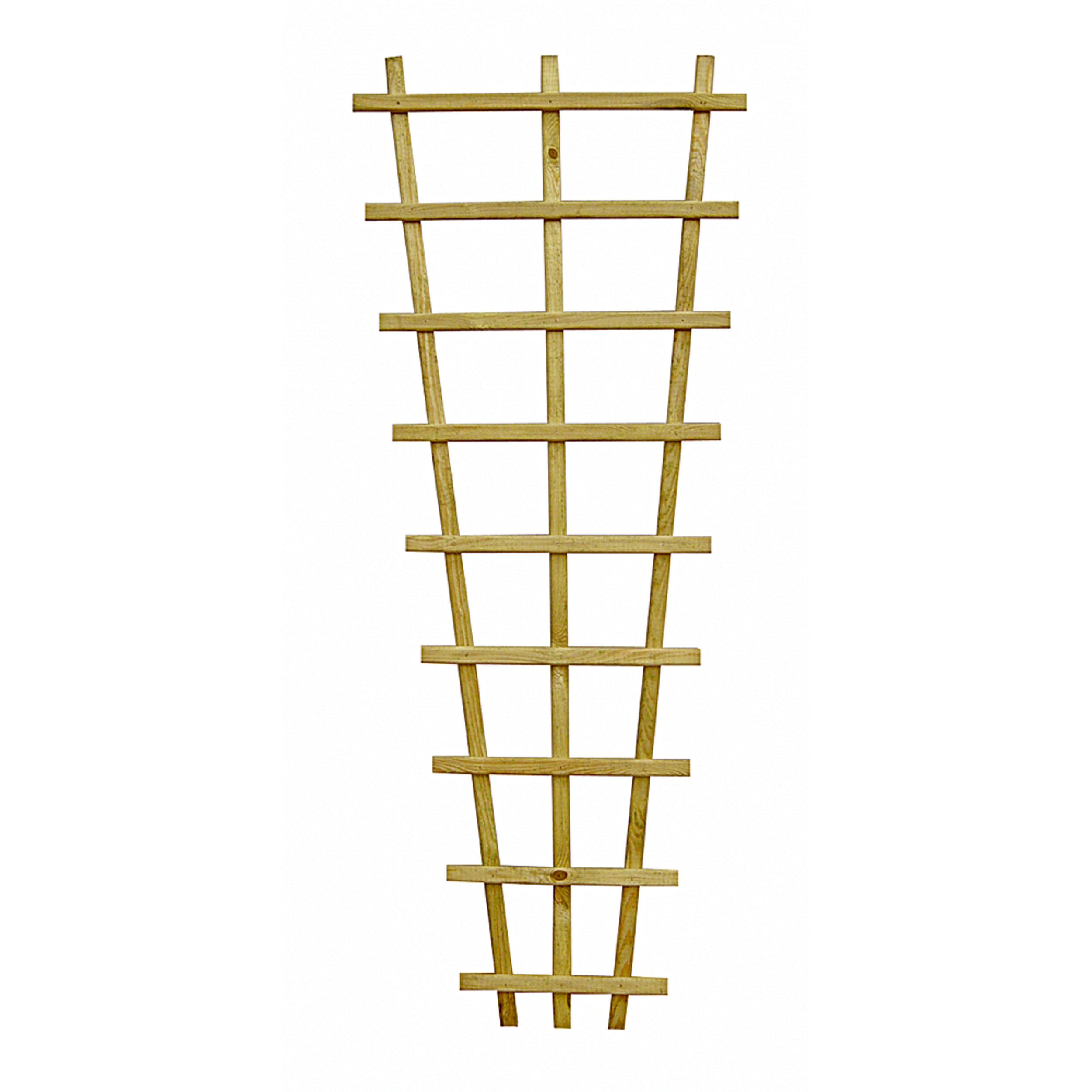 Płotek kratkowy Kinga 60x150 cm trapezowy drewniany Sobex