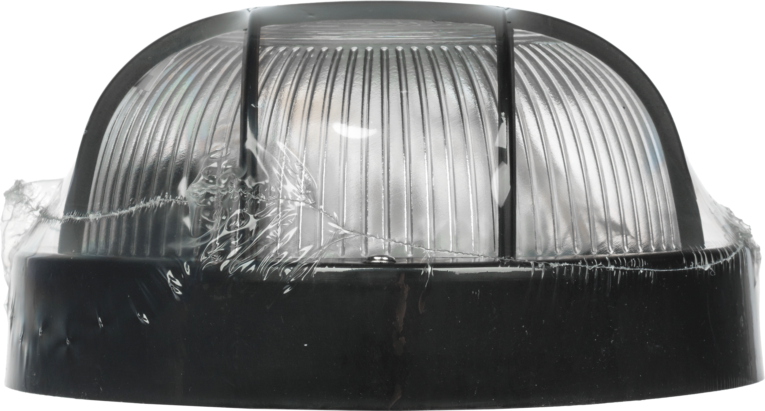 Oprawa z klatką IP44 czarna okrągła E27 INSPIRE - 2