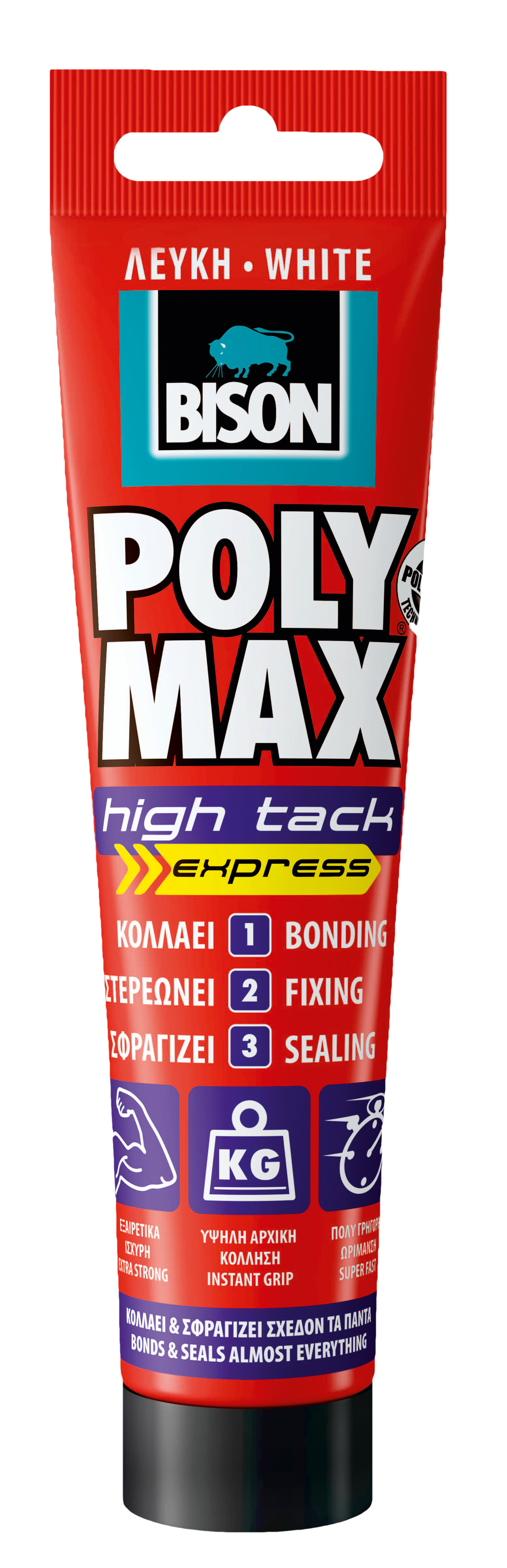 Klej montażowy POLY MAX HIGH TACK EXPRESS 165 g BISON