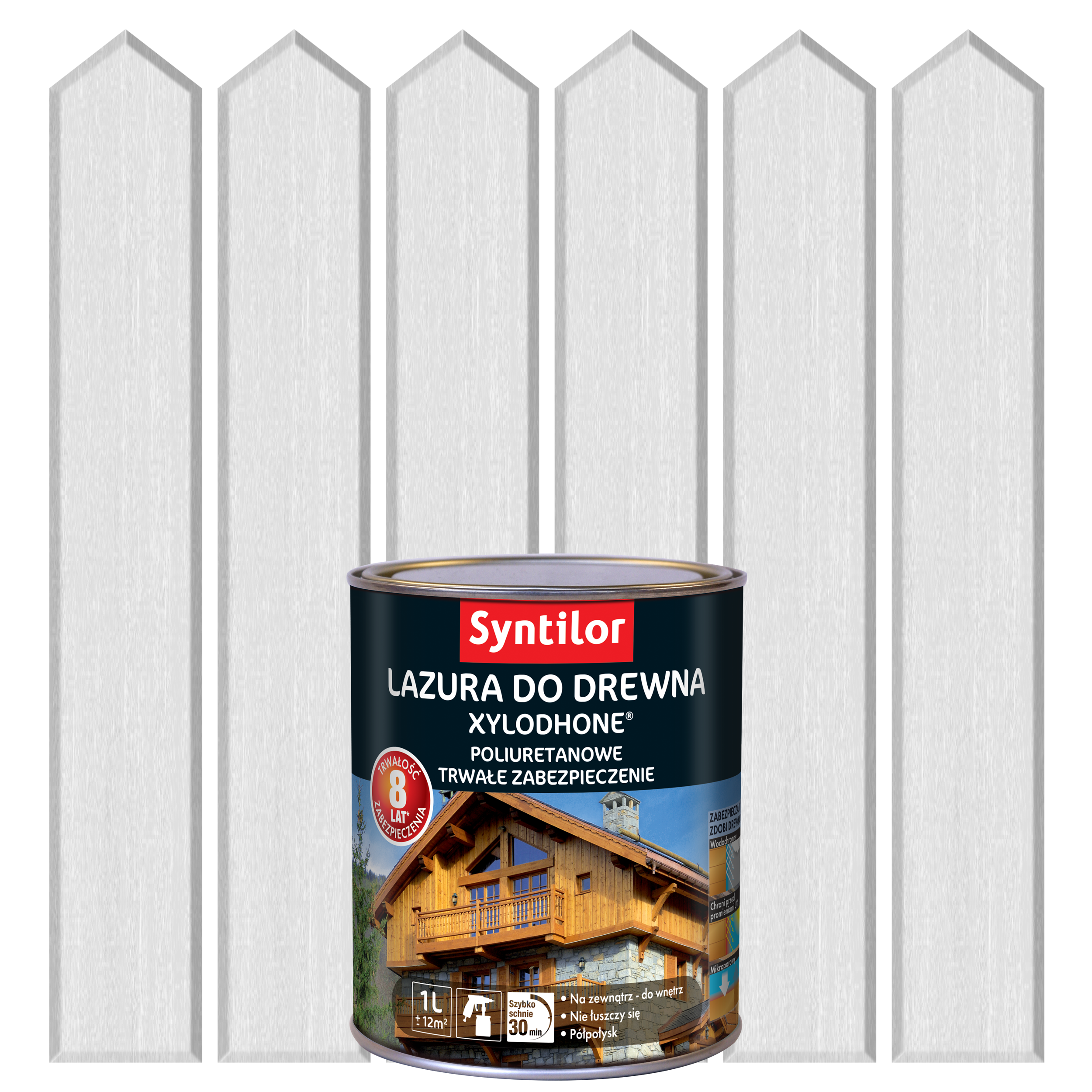 Lazura do drewna XYLODHONE HP 1 l Biały SYNTILOR
