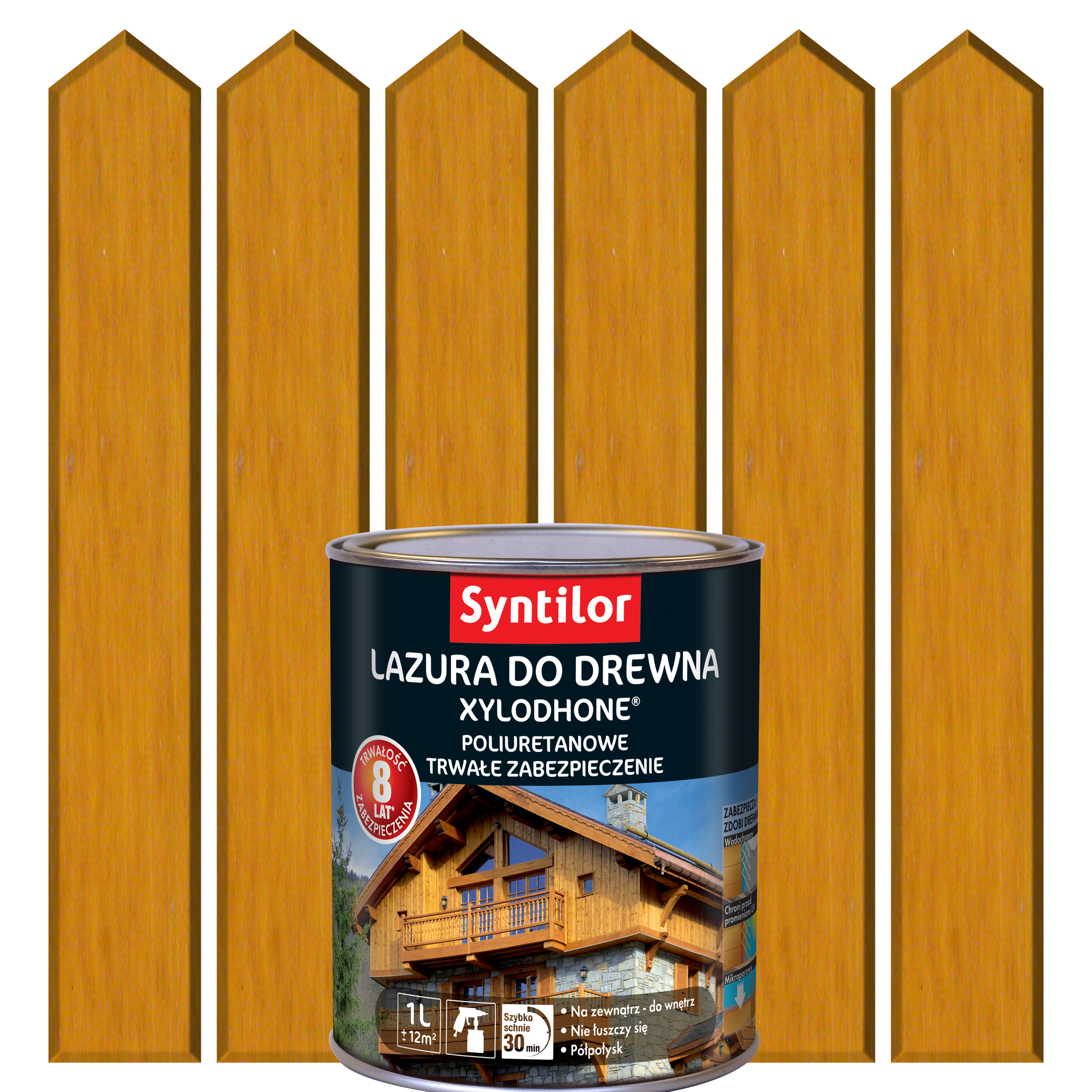 Lazura do drewna XYLODHONE HP 5 l Dąb złocisty SYNTILOR