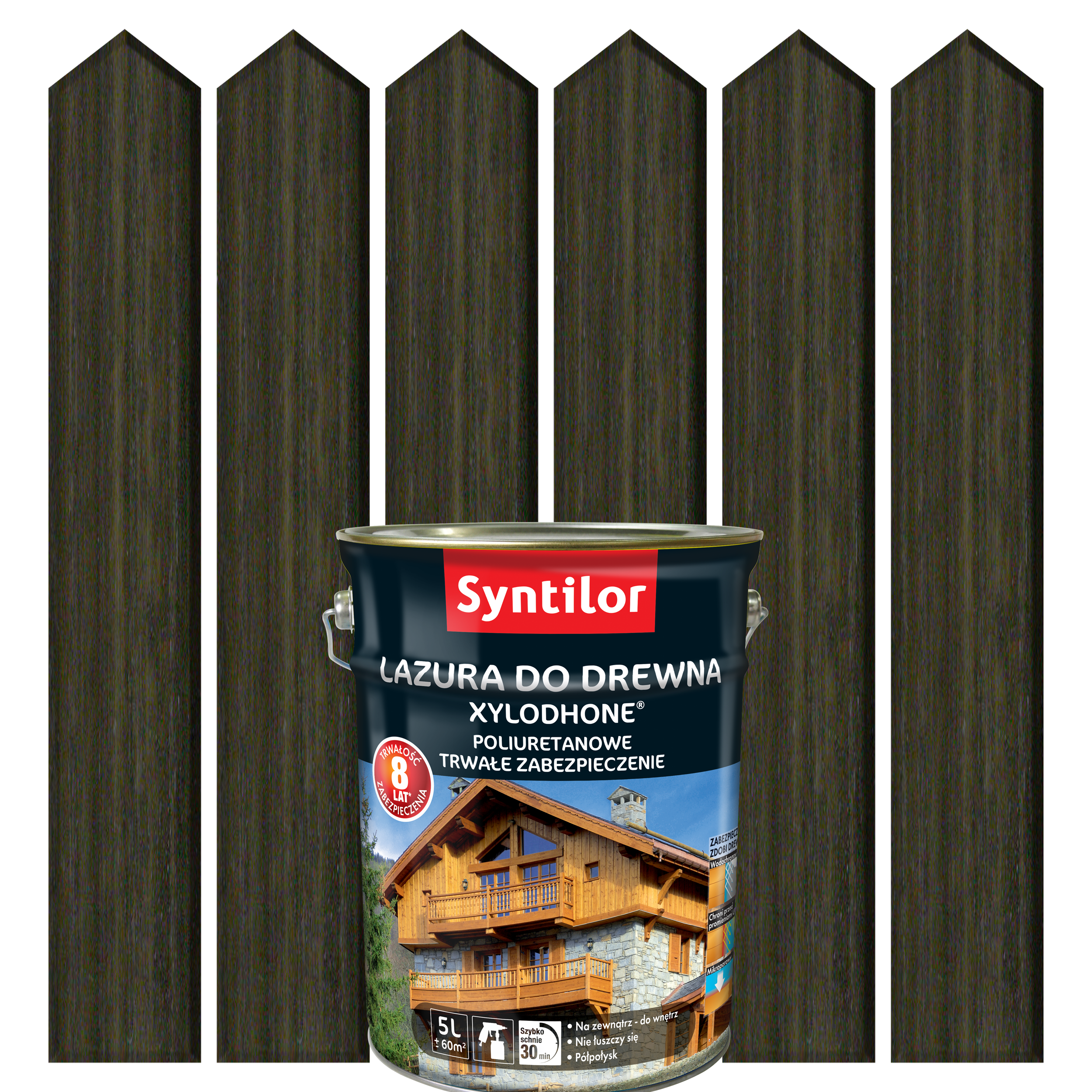 Lazura do drewna XYLODHONE HP 5 l Wenge SYNTILOR