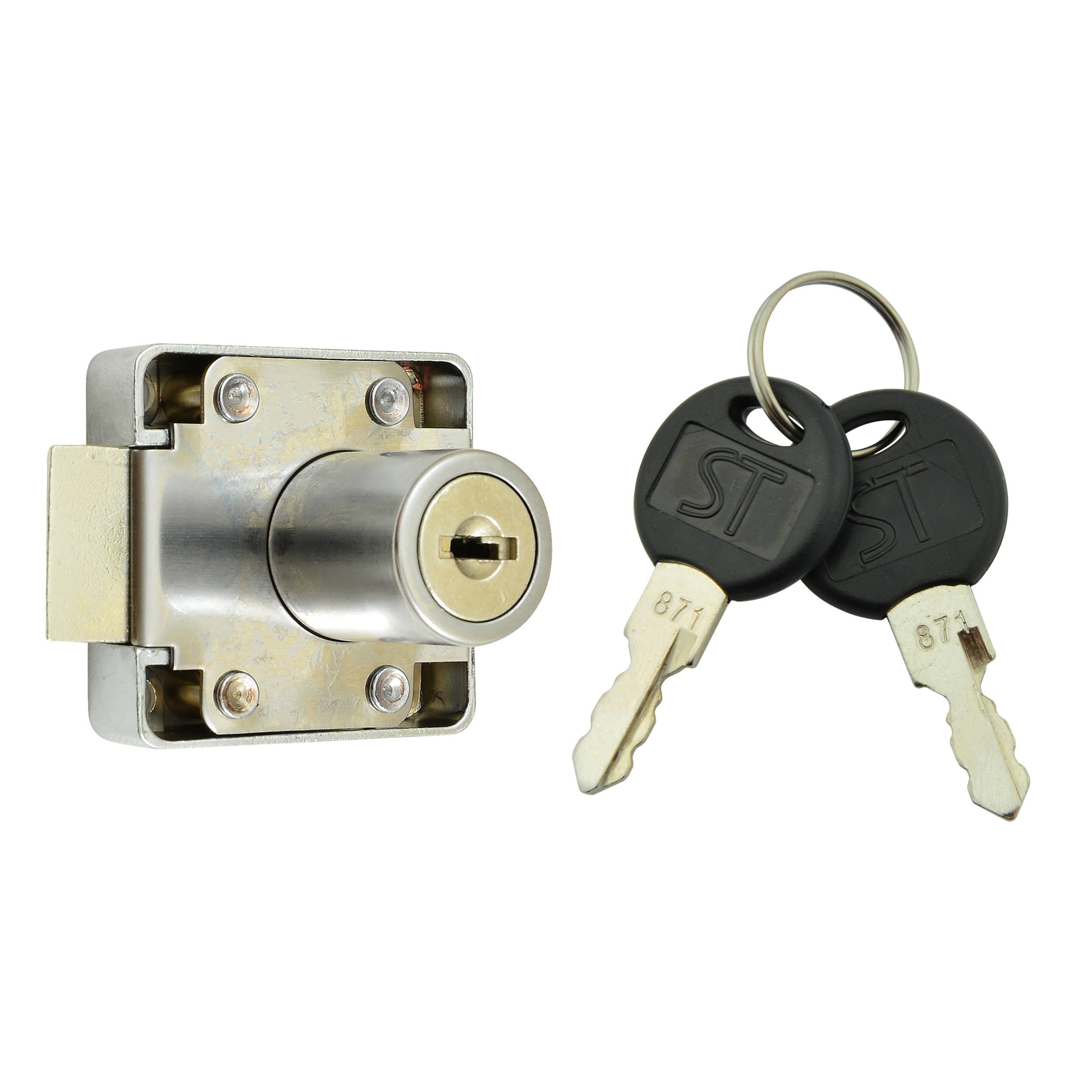 Zamek zatrzaskowy meblowy