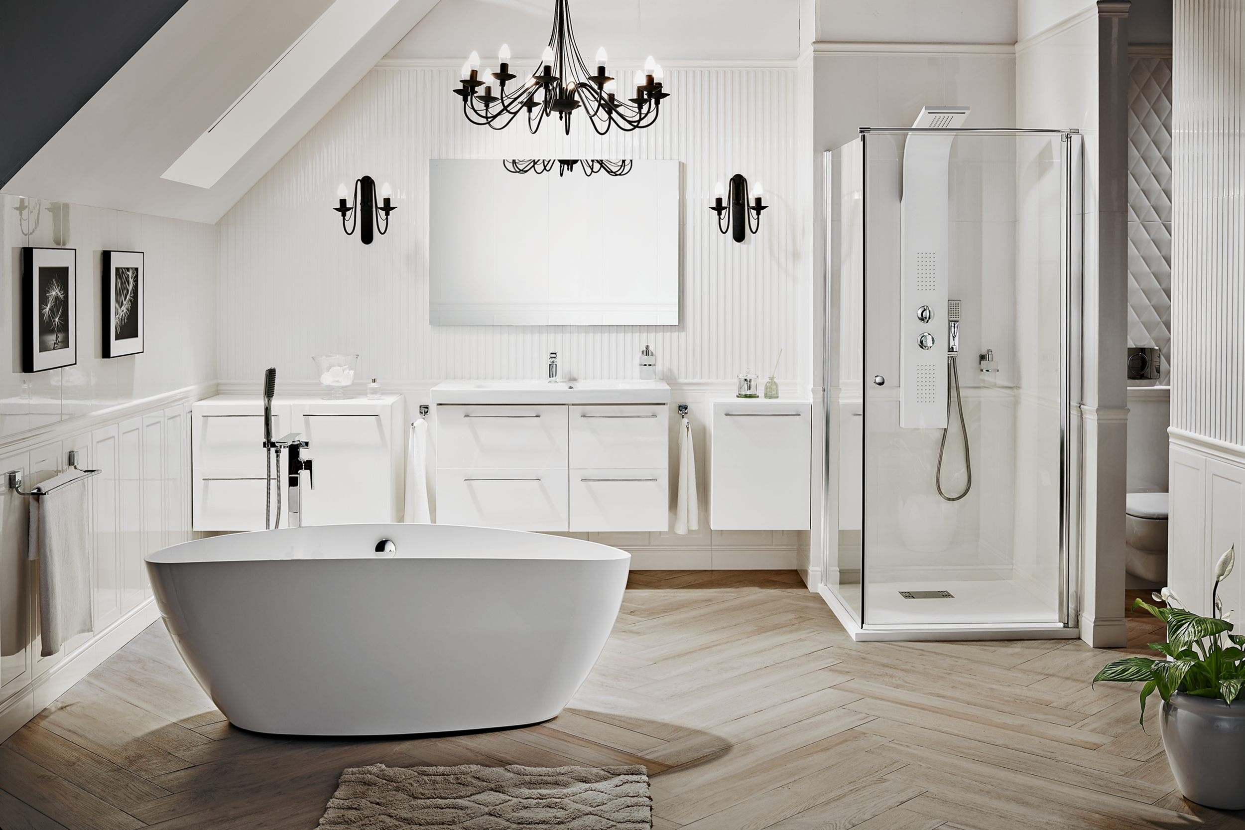 Lustro łazienkowe bez oświetlenia SOTE 80 x 120 cm SENSEA - 16