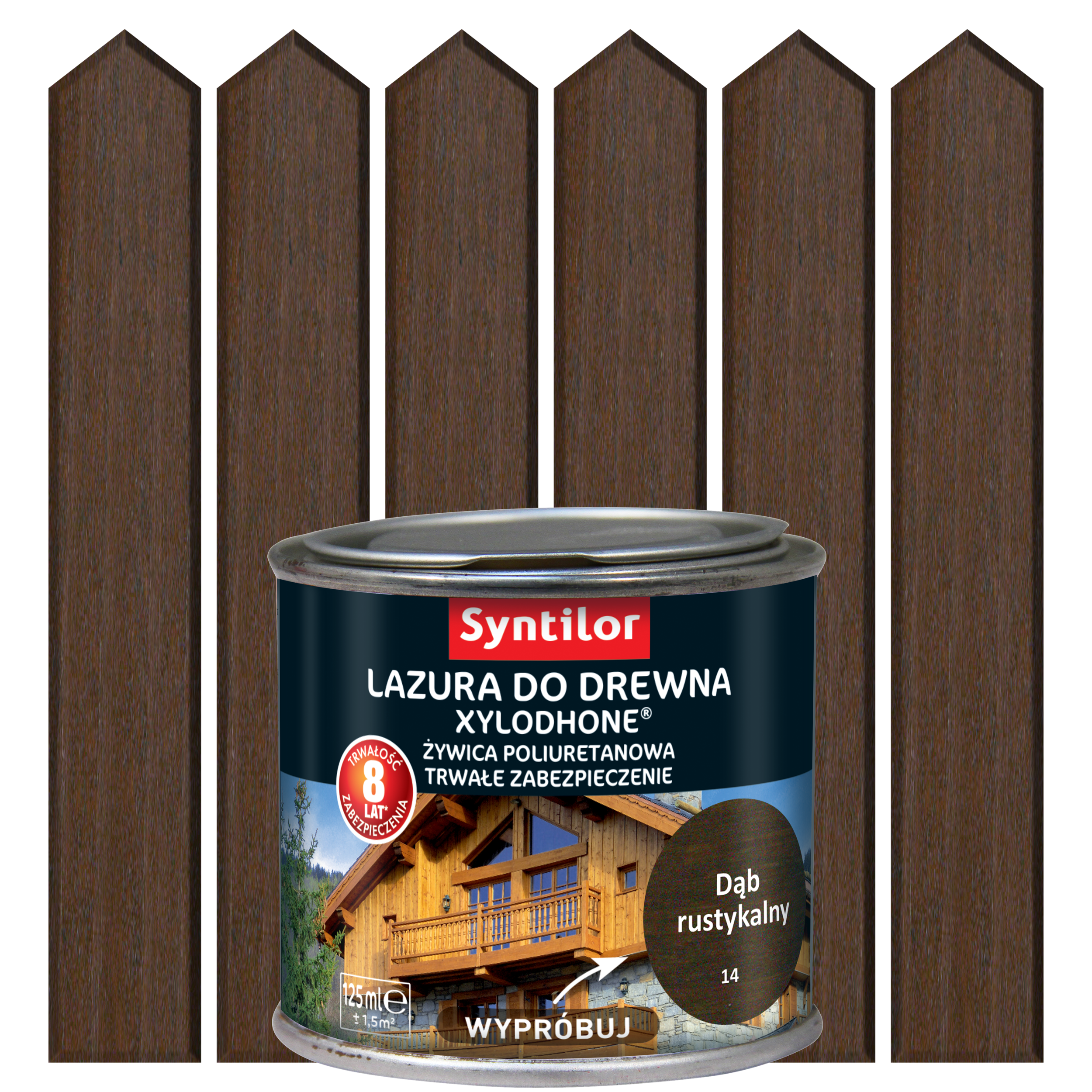 Lazura do drewna XYLODHONE HP 0.12 l Dąb rustykalny SYNTILOR