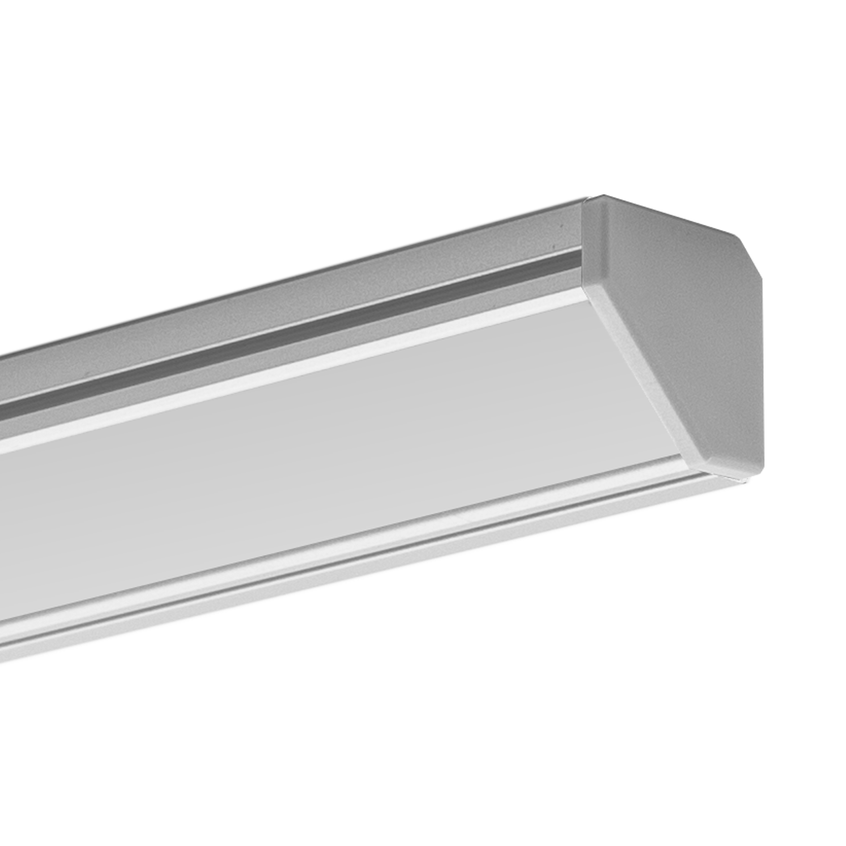 Profil kątowy aluminiowy do taśm LED dł. 2 m srebrny Kluś