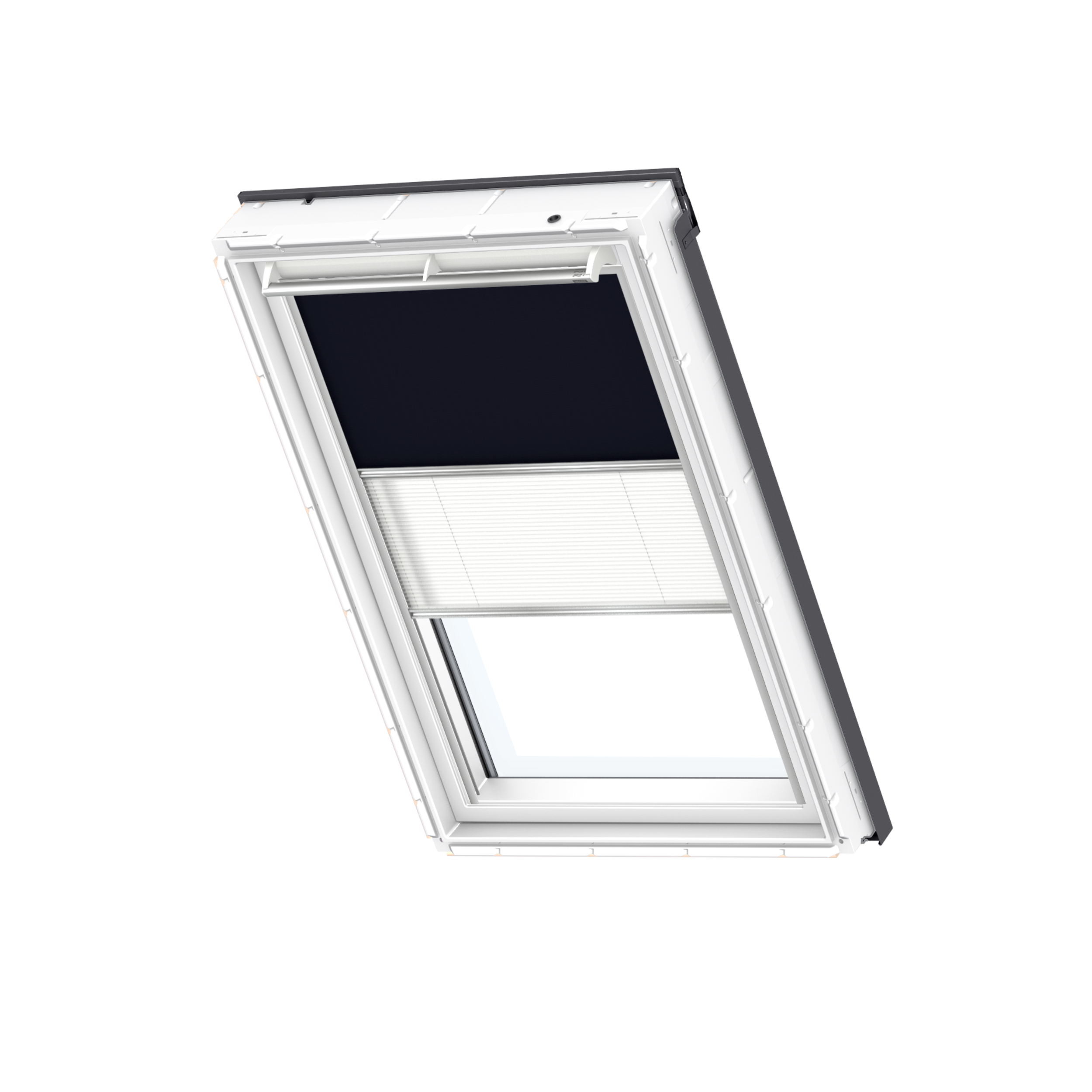 Roleta zaciemniająca do okna dachowego DFD MK06 1100S Granatowa 78 x 118 cm Velux