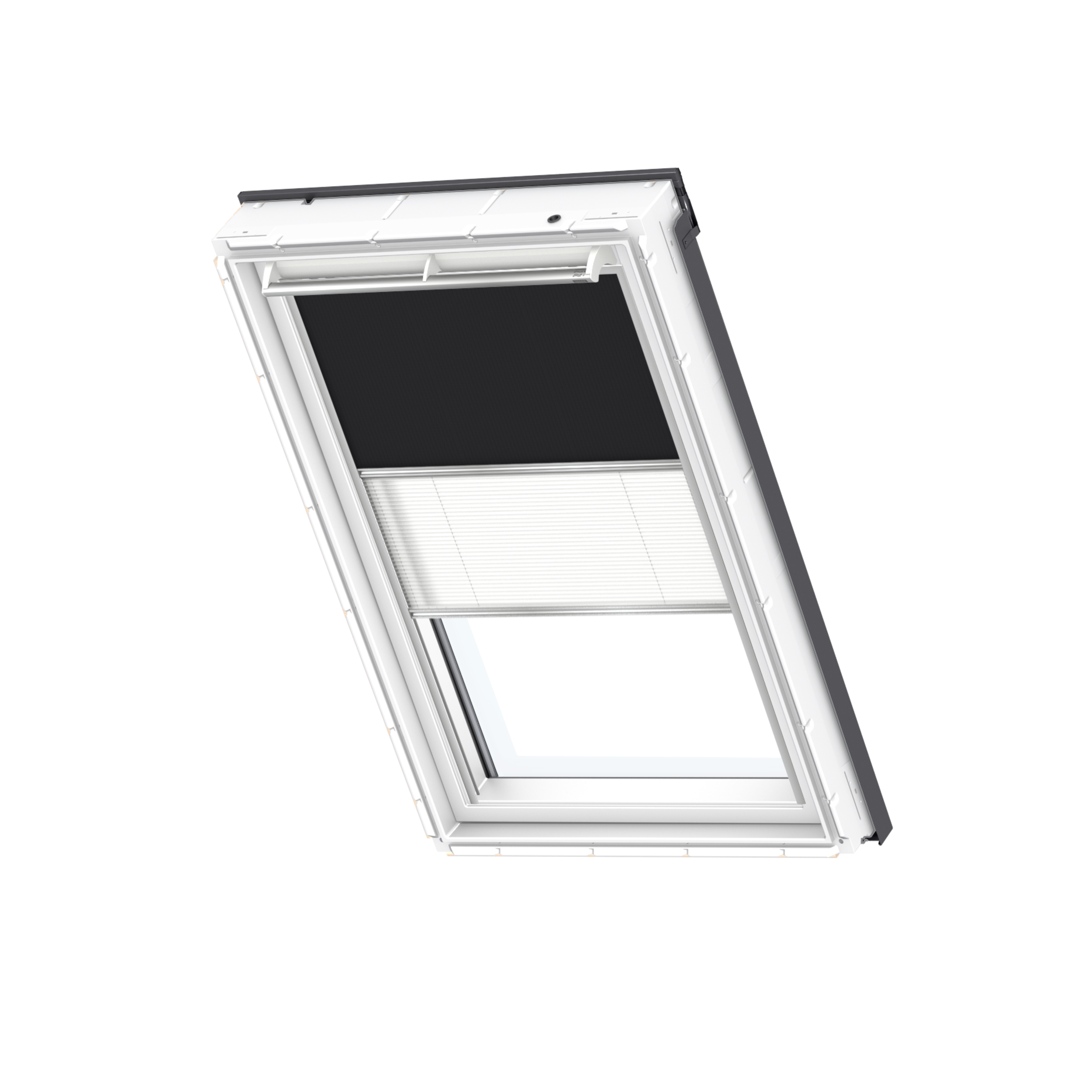 Roleta zaciemniająca do okna dachowego DFD MK08 3009S Czarna 78 x 140 cm Velux