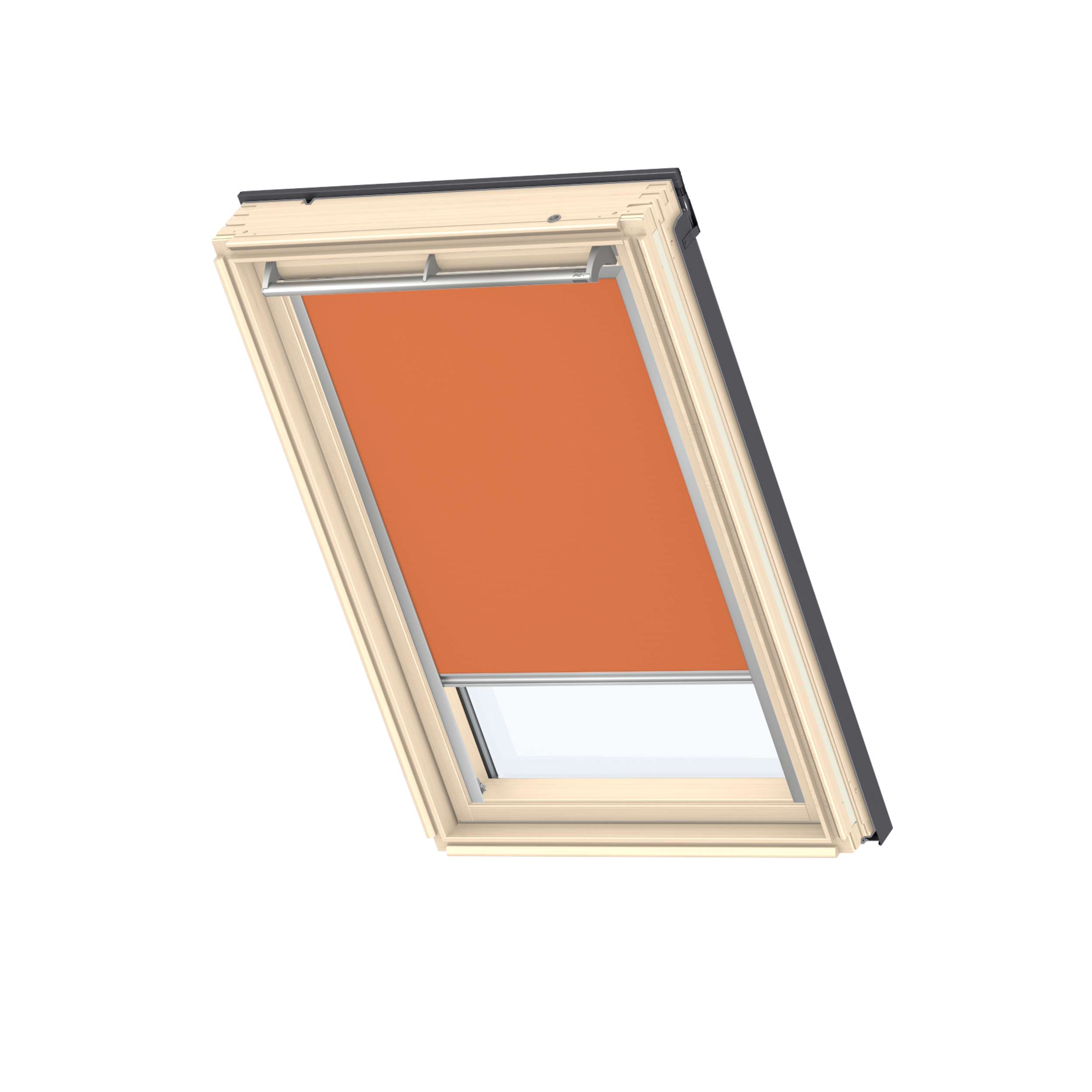 Roleta zaciemniająca do okna dachowego DKL MK06 4564S Pomarańczowa 78 x 118 cm Velux