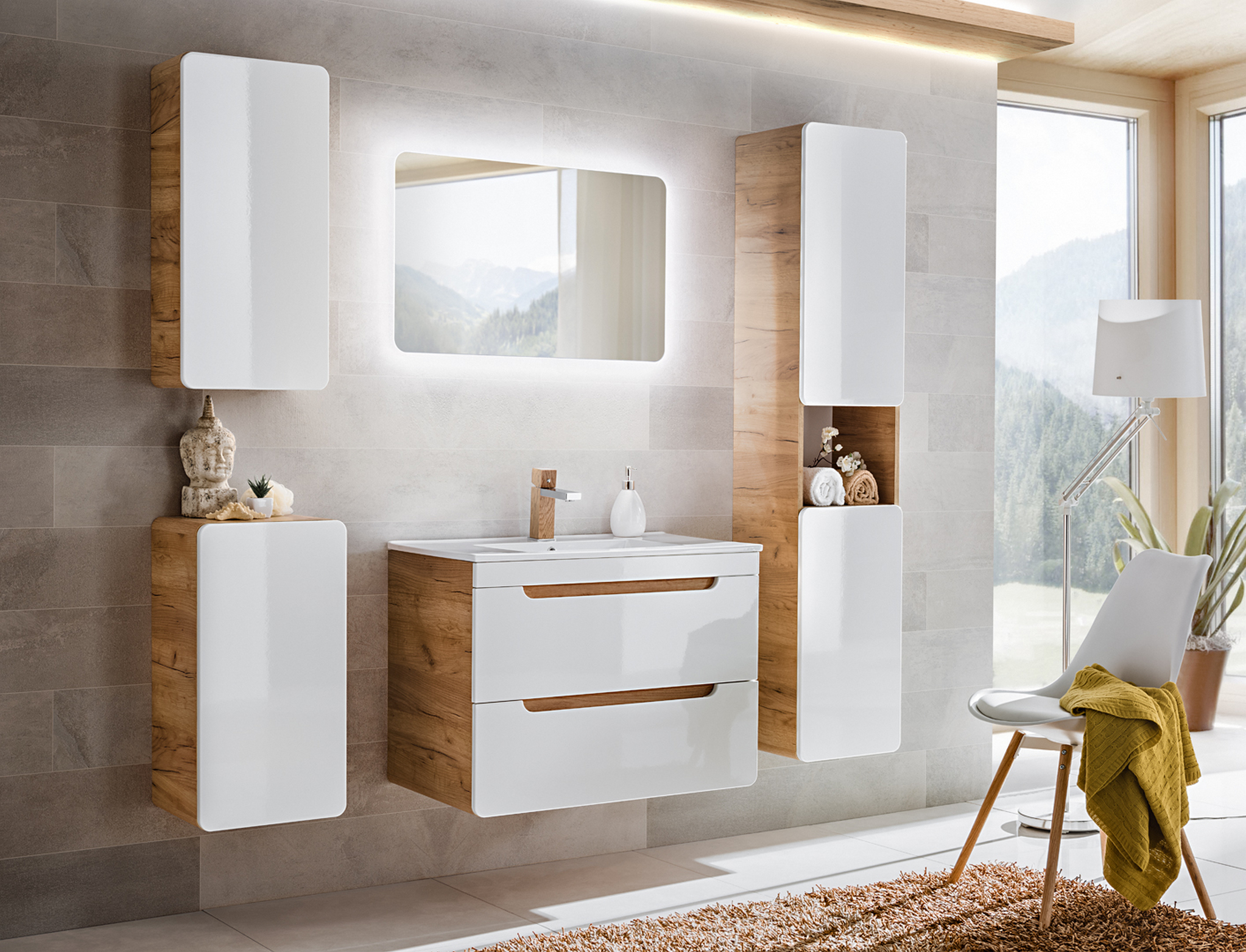 Szafka pod umywalkę Aruba 60 Tandem Blum System Comad - 16