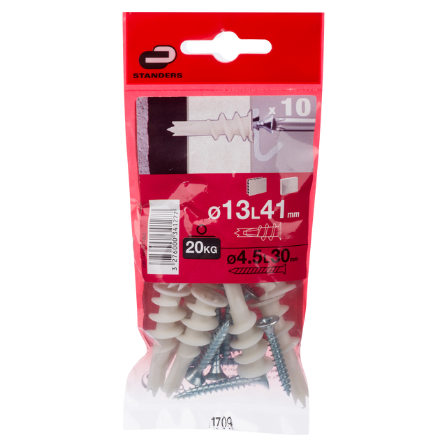 Kołek do płyt GK 4.5 x 30 mm 10 szt. Standers